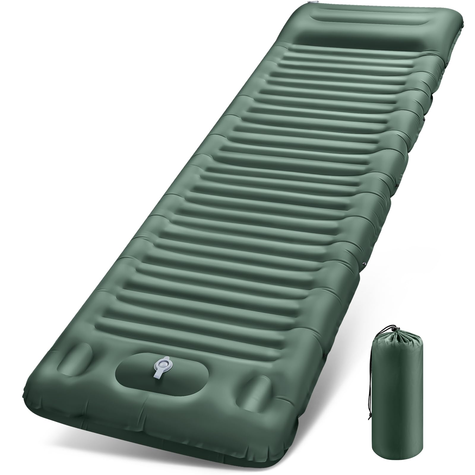 Materassino Campeggio Autogonfiabile 12CM con Cuscino