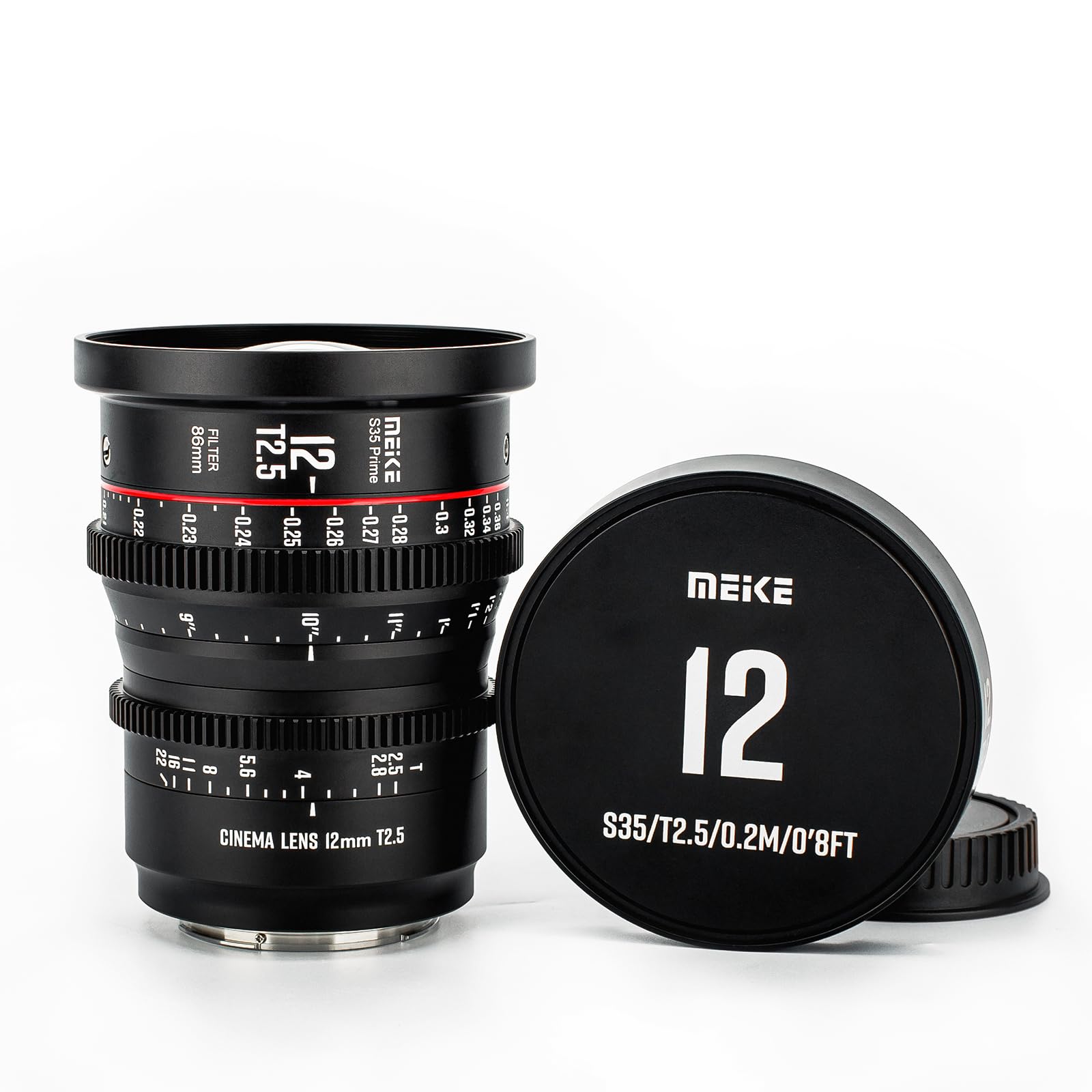 MEKE Obiettivo Cinema Super 35 Prime 12mm T2.5
