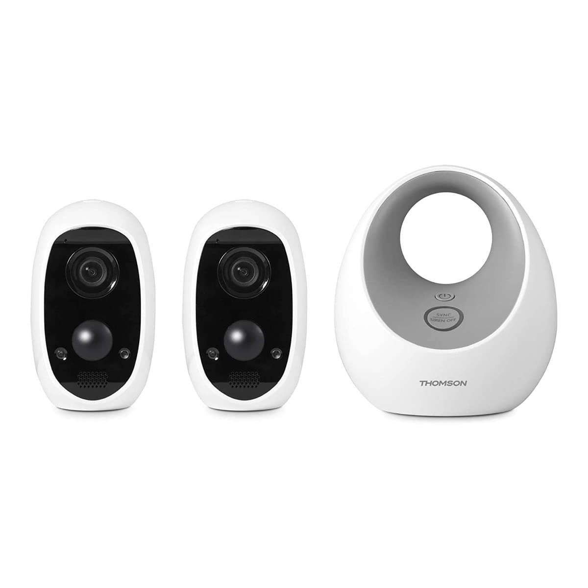 Thomson Sicurezza 512504 - Kit 2 Telecamere 1080P