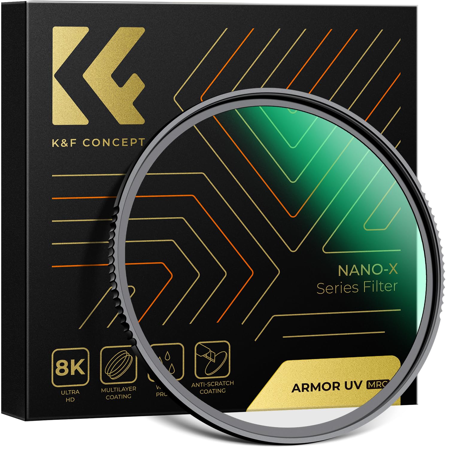 K&f Concept Nano-Xcel 52MM Filtro UV Armor