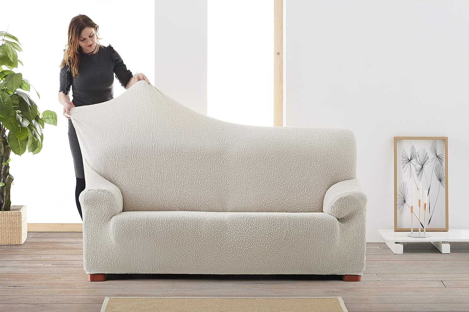 Eysa - Copridivano Ecru, 600 - immagine 6