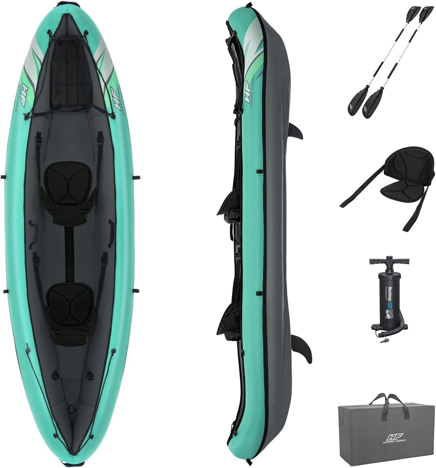 Bestway Hydroforce Ventura Kayak 2 Persons Set - immagine 1