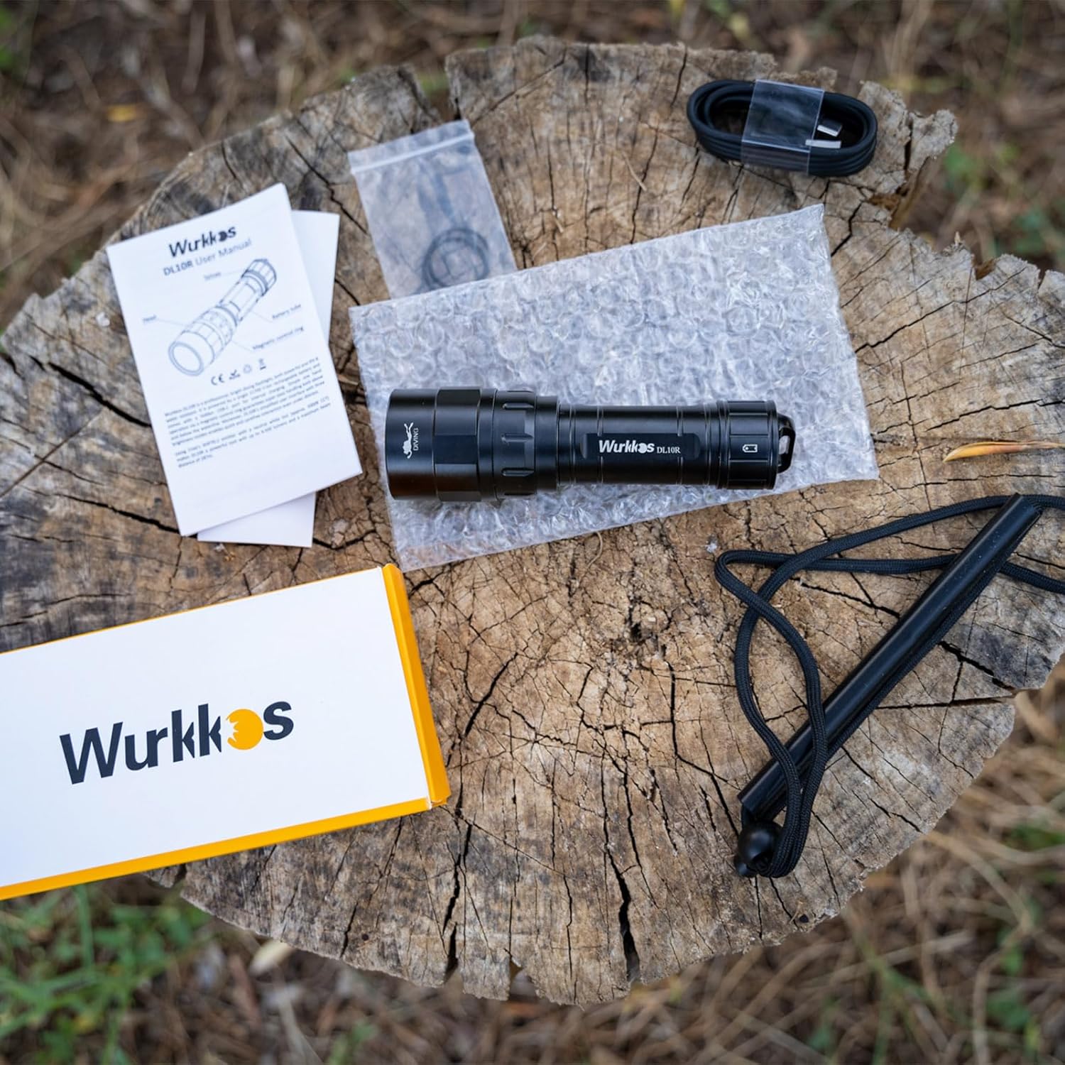 Wurkkos DL10R Torcia Subacquea 4500 Lumen USB-C - immagine 6