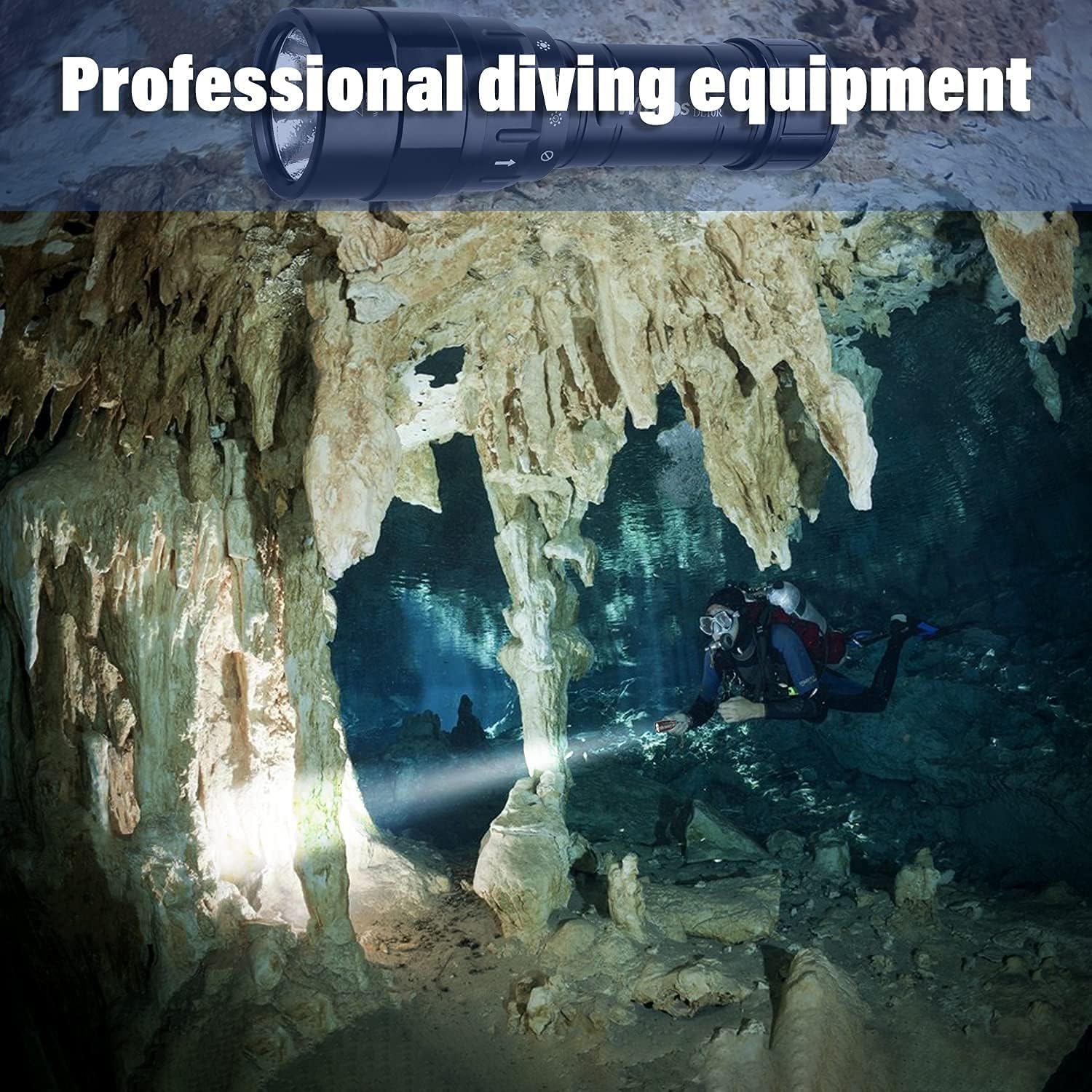 Wurkkos DL10R Torcia Subacquea 4500 Lumen USB-C - immagine 7