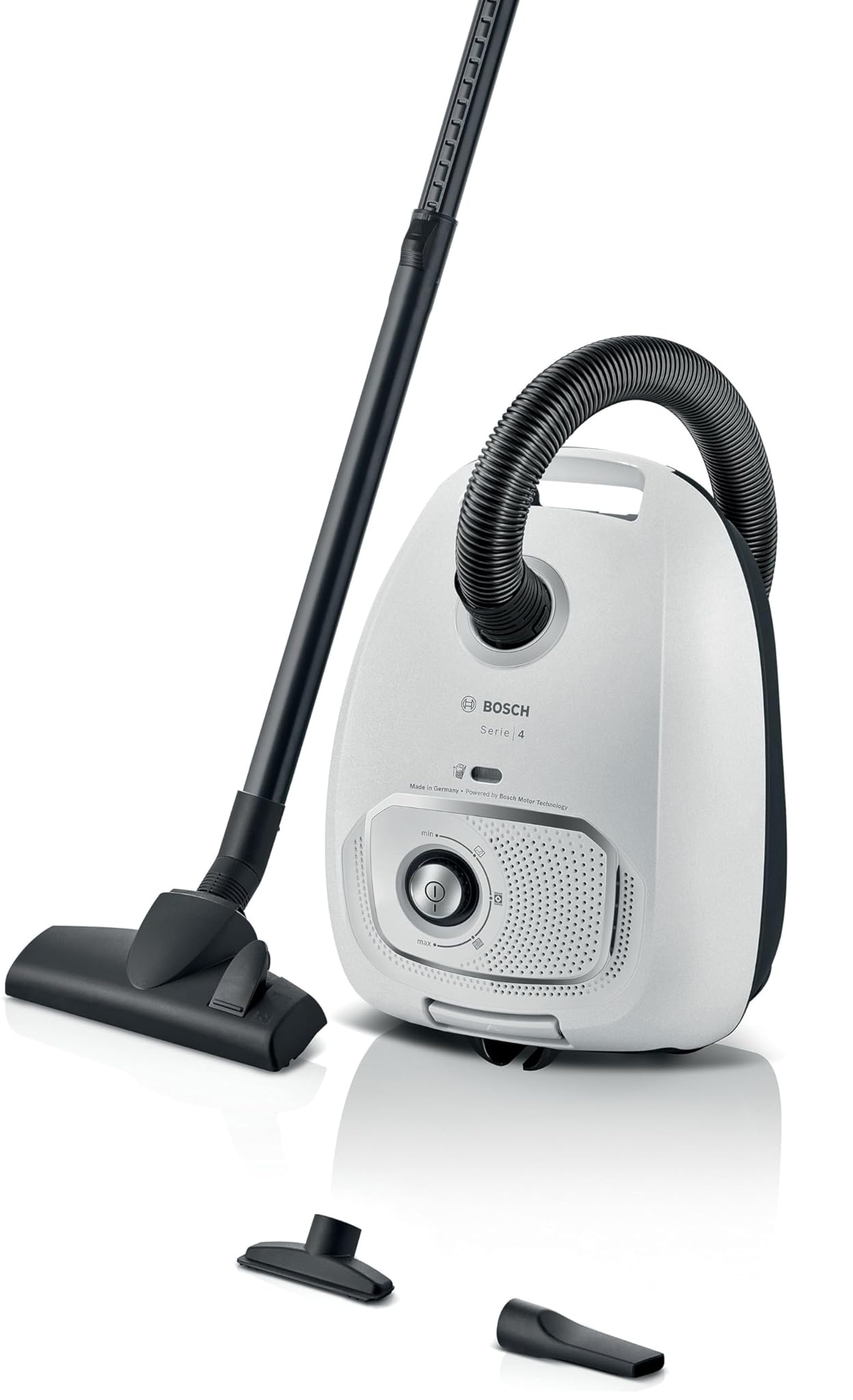 Bosch BGB41WH1 - Aspirapolvere a Traino con Sacco, Bianco