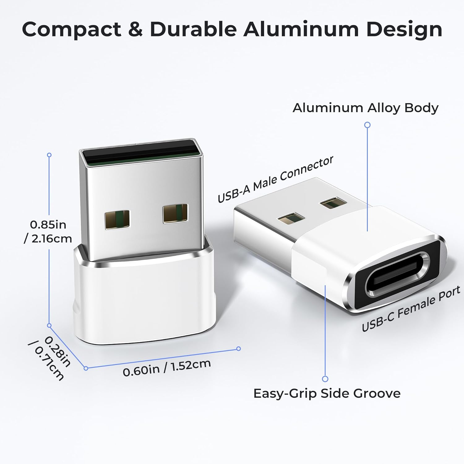 Basesailor Adattatore USB-C a USB (3 Pezzi) - immagine 5