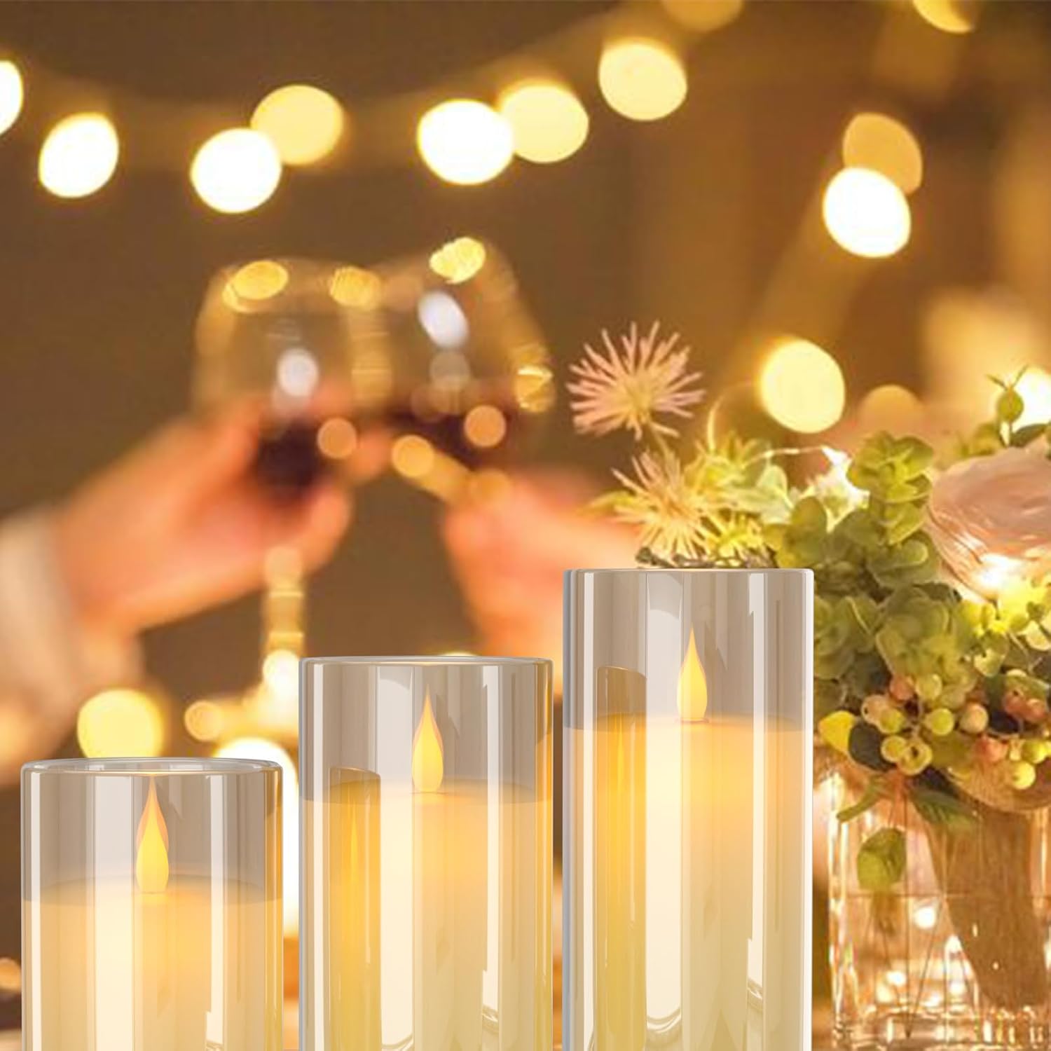 EXTSUD Candele LED Ricaricabili con Telecomando - immagine 7