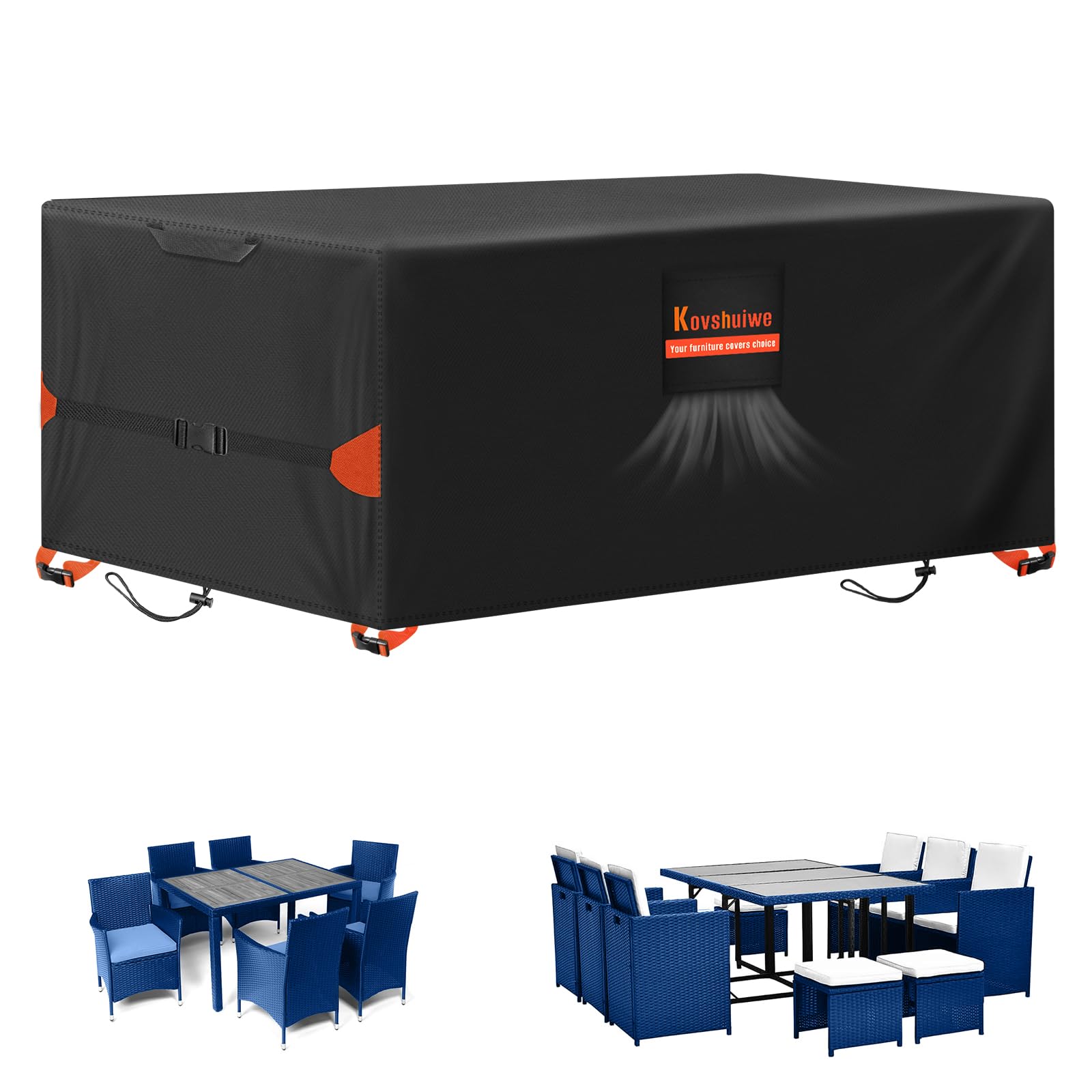 Kovshuiwe Copertura Mobili da Giardino 180x150x74cm