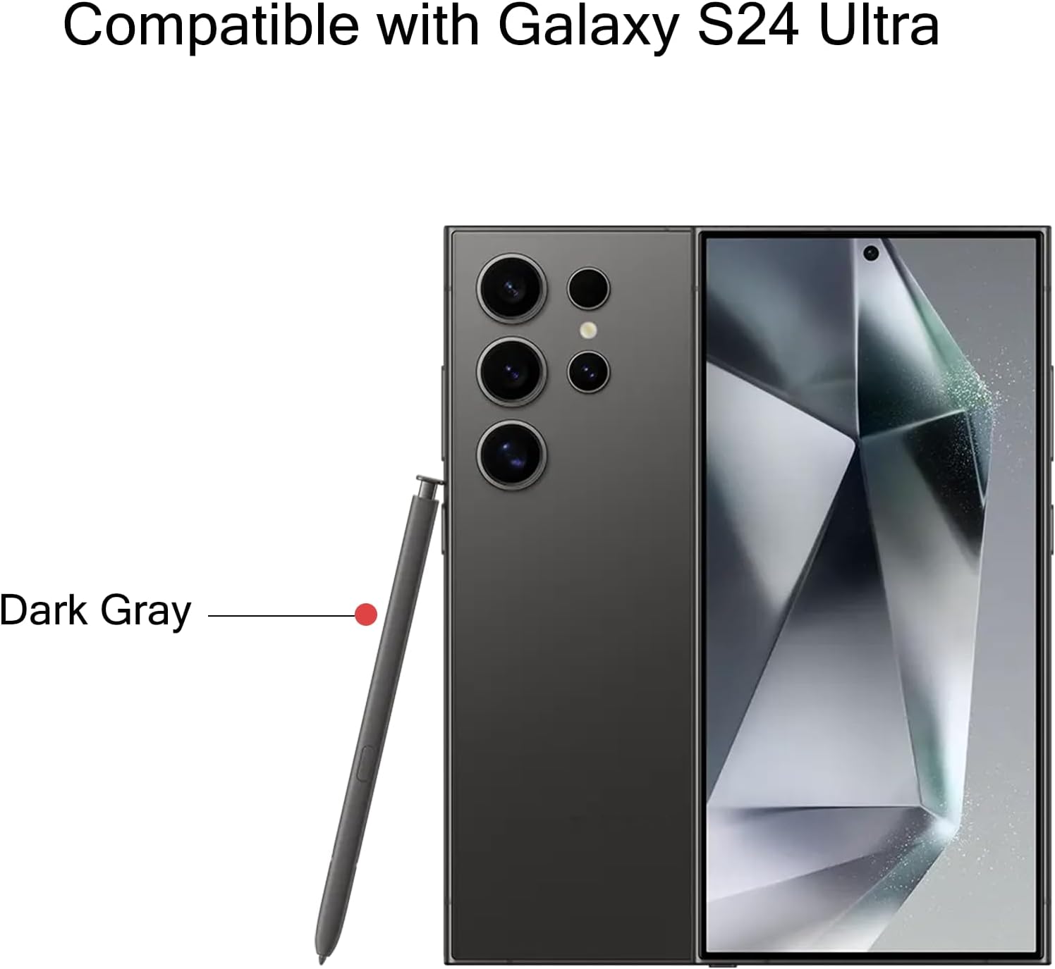 S24 Ultra S Pen Replacement EJ-PS928BBEGUS, Nero - immagine 2