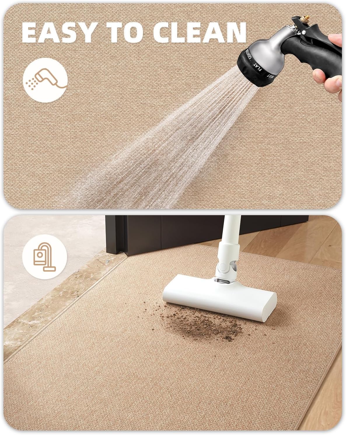 Color&geometry Zerbino Ingresso Antiscivolo 81x122cm, Kaki - immagine 4