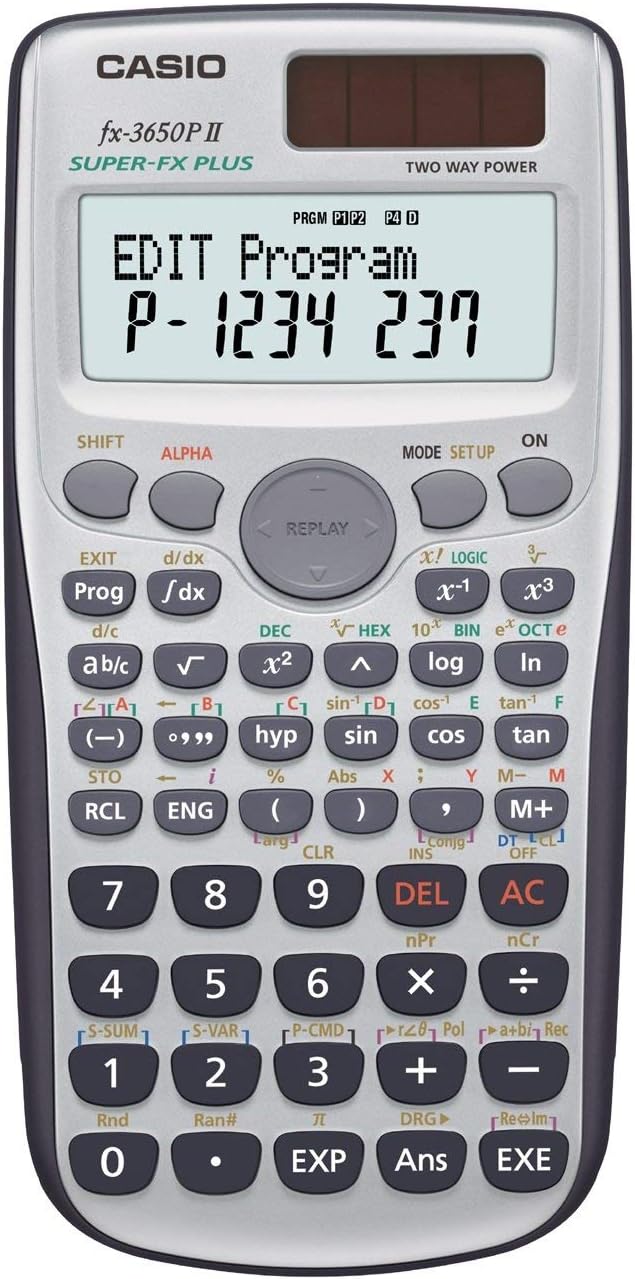 Casio FX 3650 P Calcolatrice - immagine 2