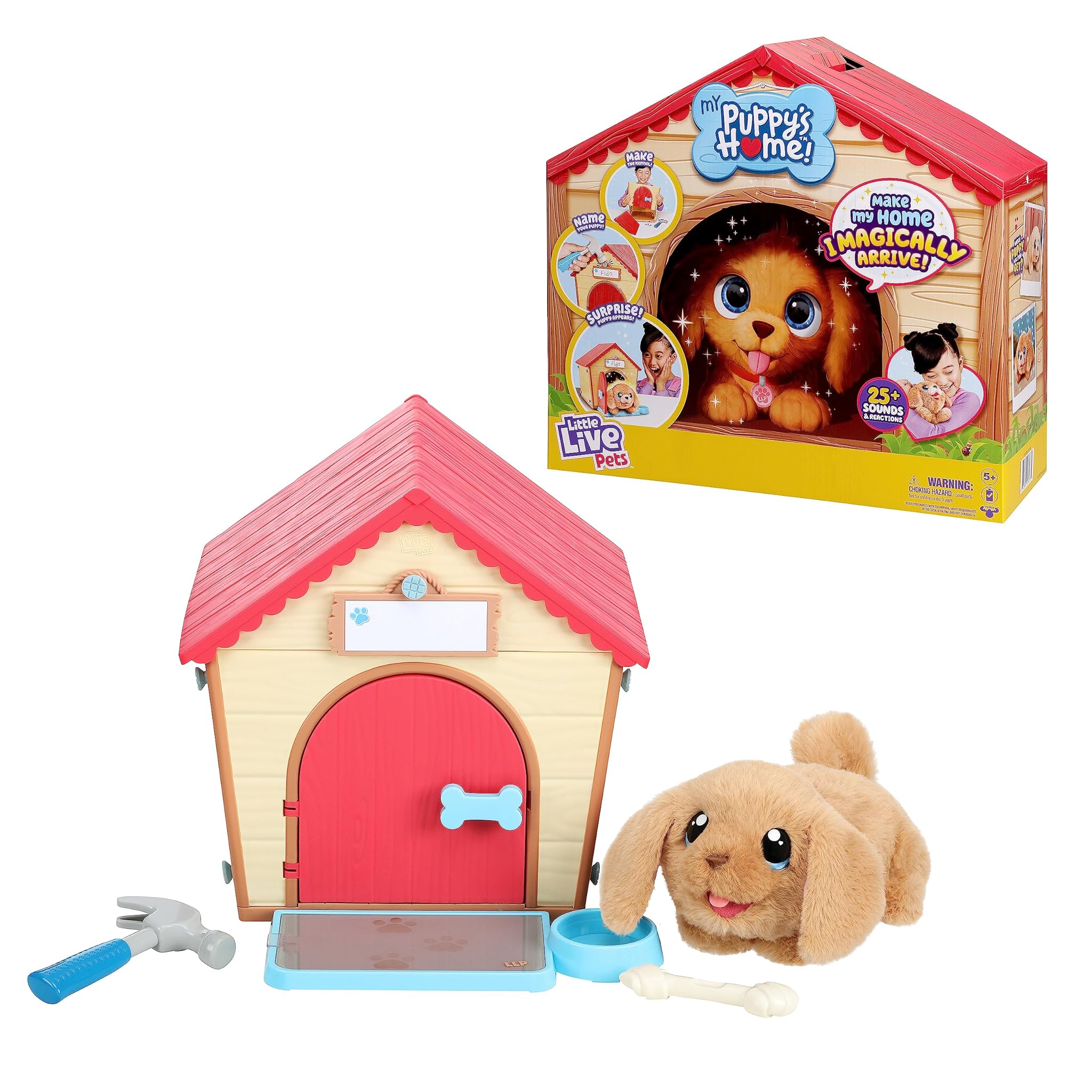Little Live Pets - My Puppy's Home - Cucciolo Interattivo