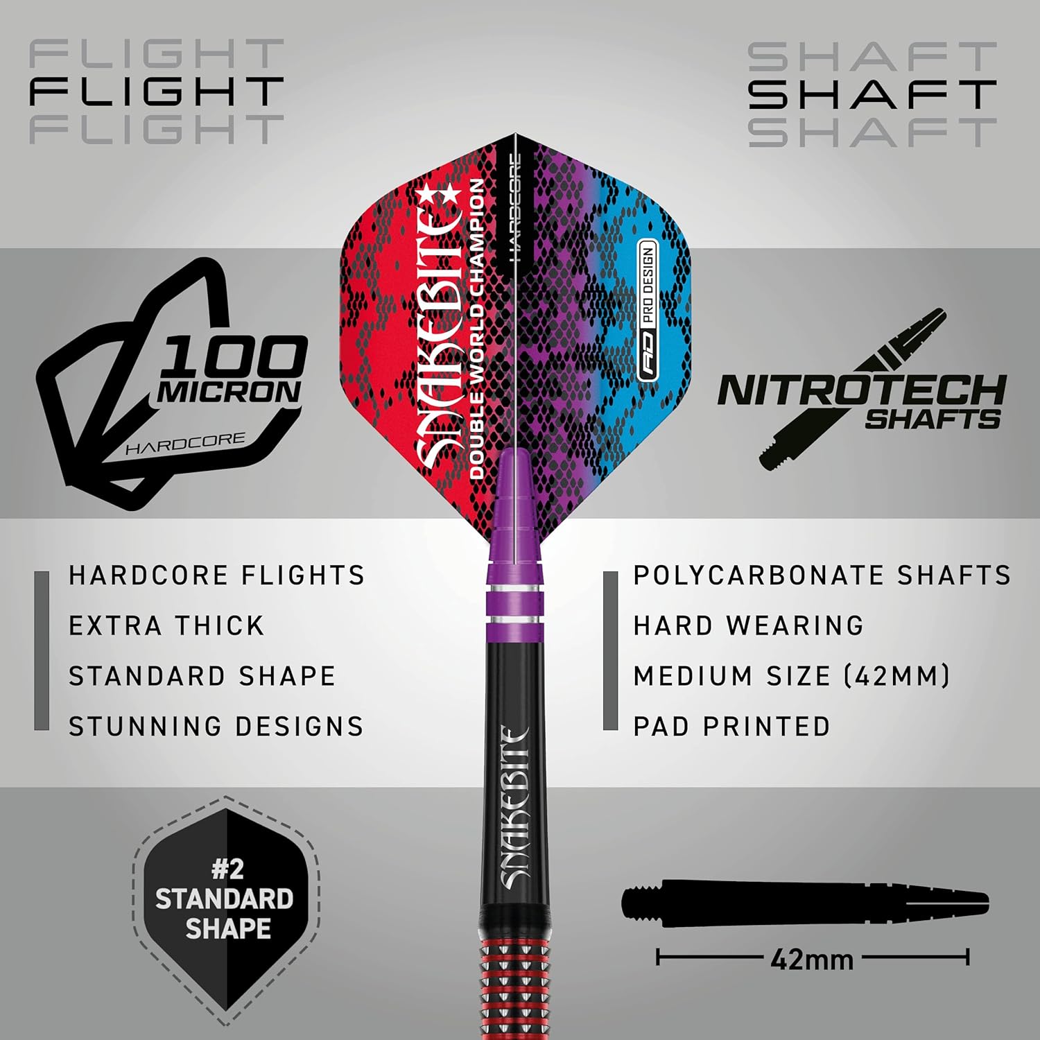 RED DRAGON Peter Snakebite Wright Spirit Edition Freccette - immagine 3