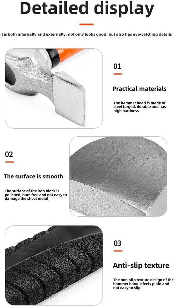 Kit Attrezzi da Officina Carrozzeria Auto 7 pz - immagine 5