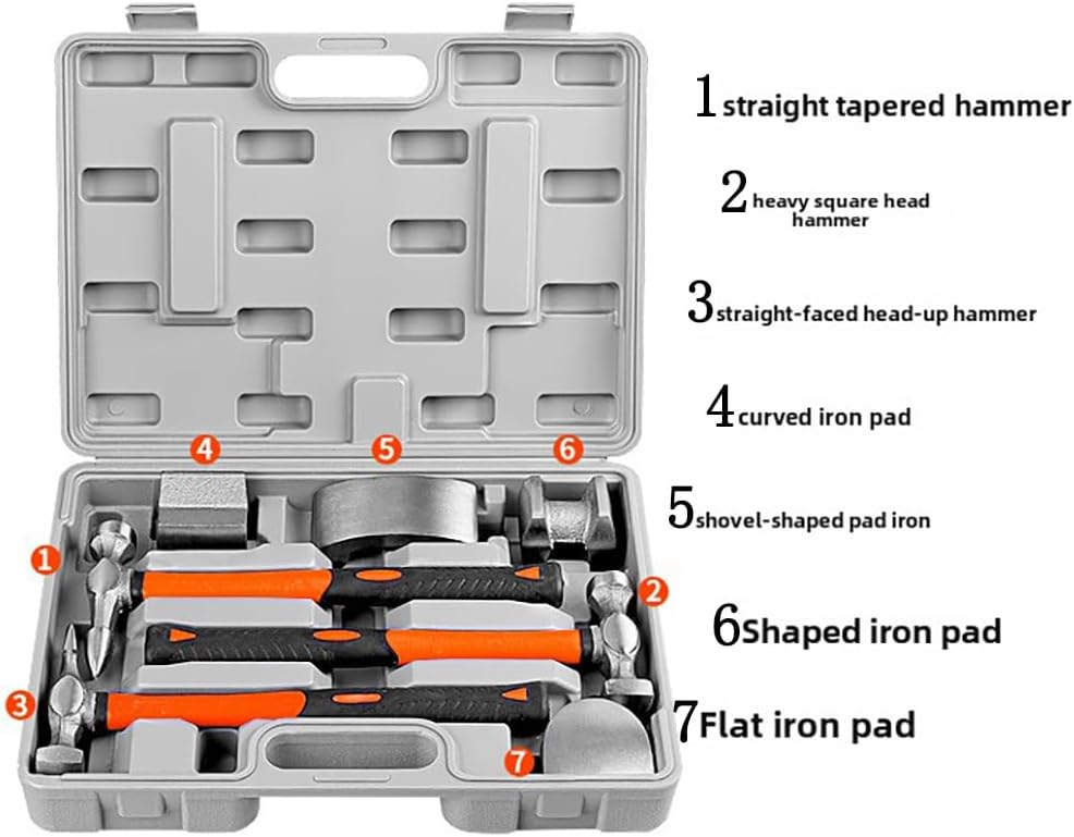 Kit Attrezzi da Officina Carrozzeria Auto 7 pz - immagine 7