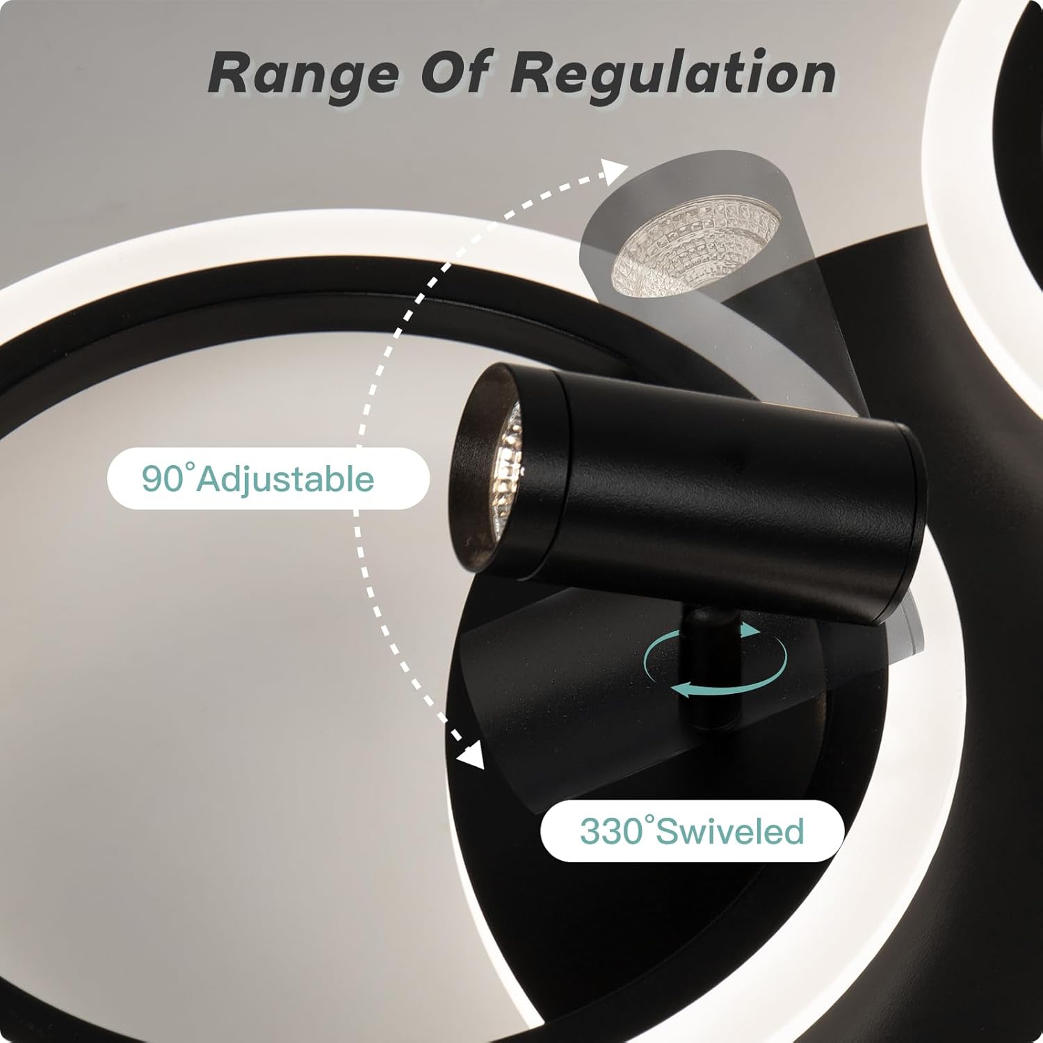 Mounm Plafoniera LED Dimmerabile 45W 4500lm - immagine 4