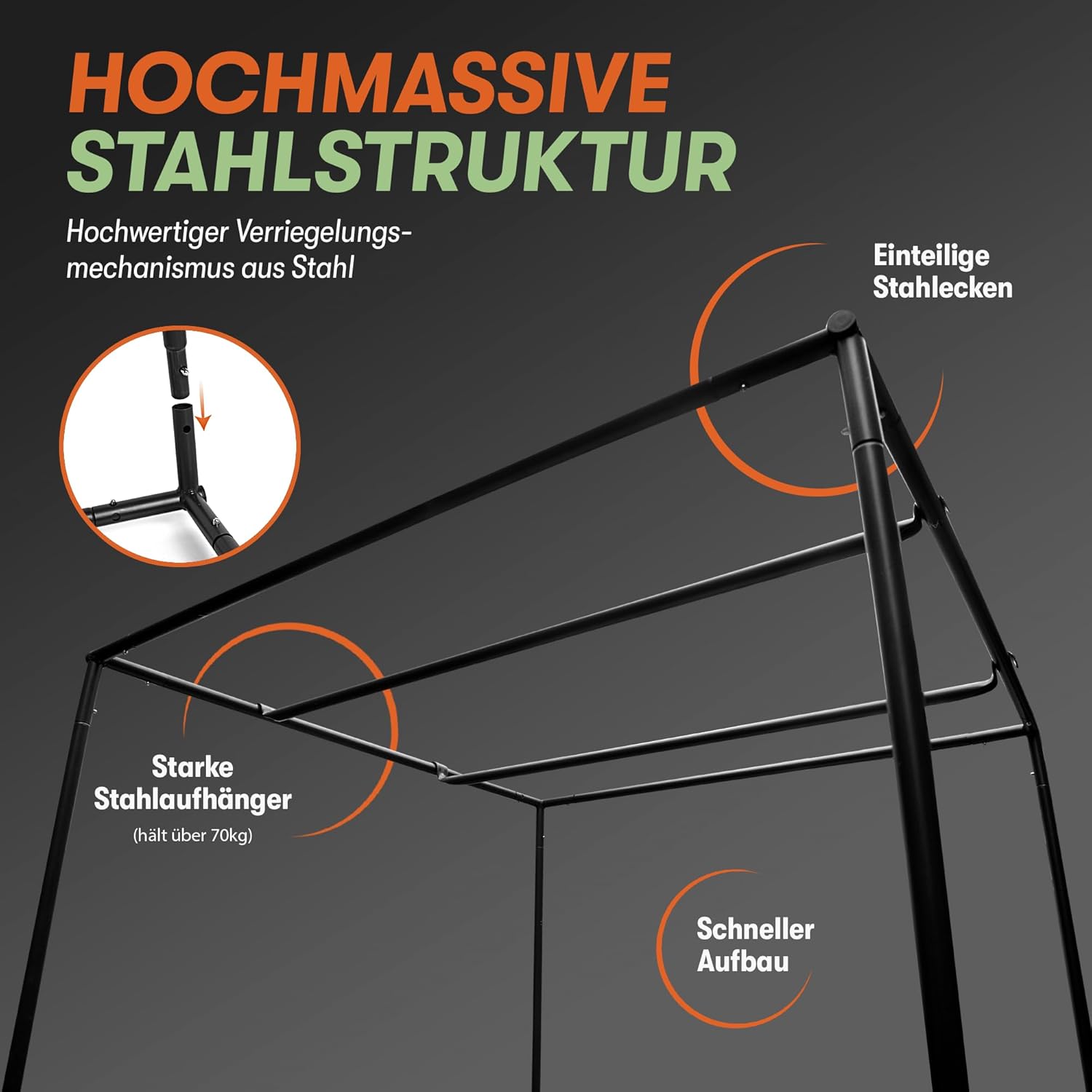 Tenda Premium Grow - Tessuto 1680D Ultra Spessa - immagine 4