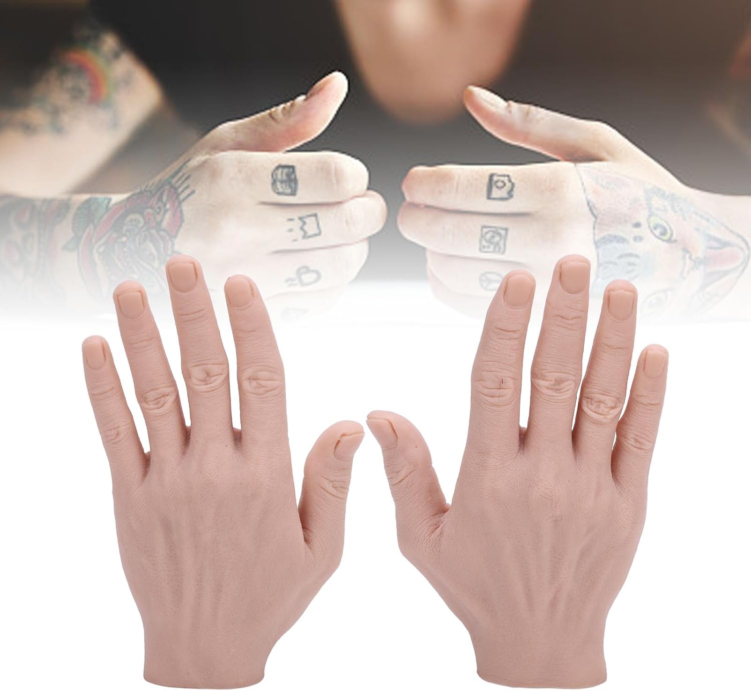 Modello a Mano in Silicone Realistico - 1 Paio - immagine 2