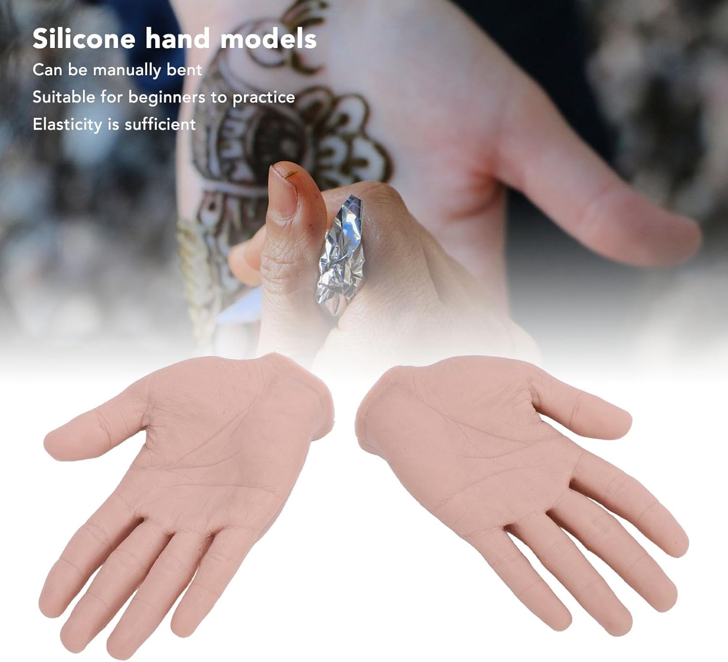 Modello a Mano in Silicone Realistico - 1 Paio - immagine 3