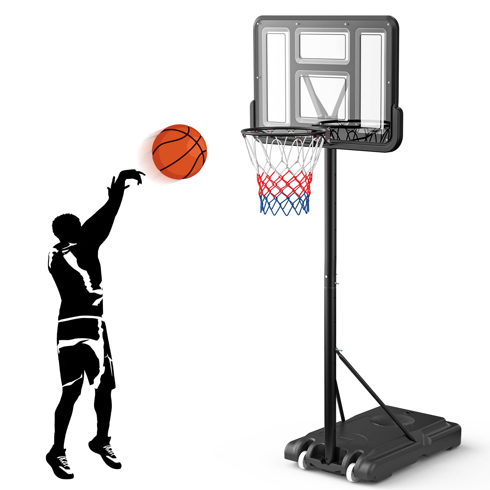 Lischwert Canestro Basket Esterno Regolabile 128-305cm