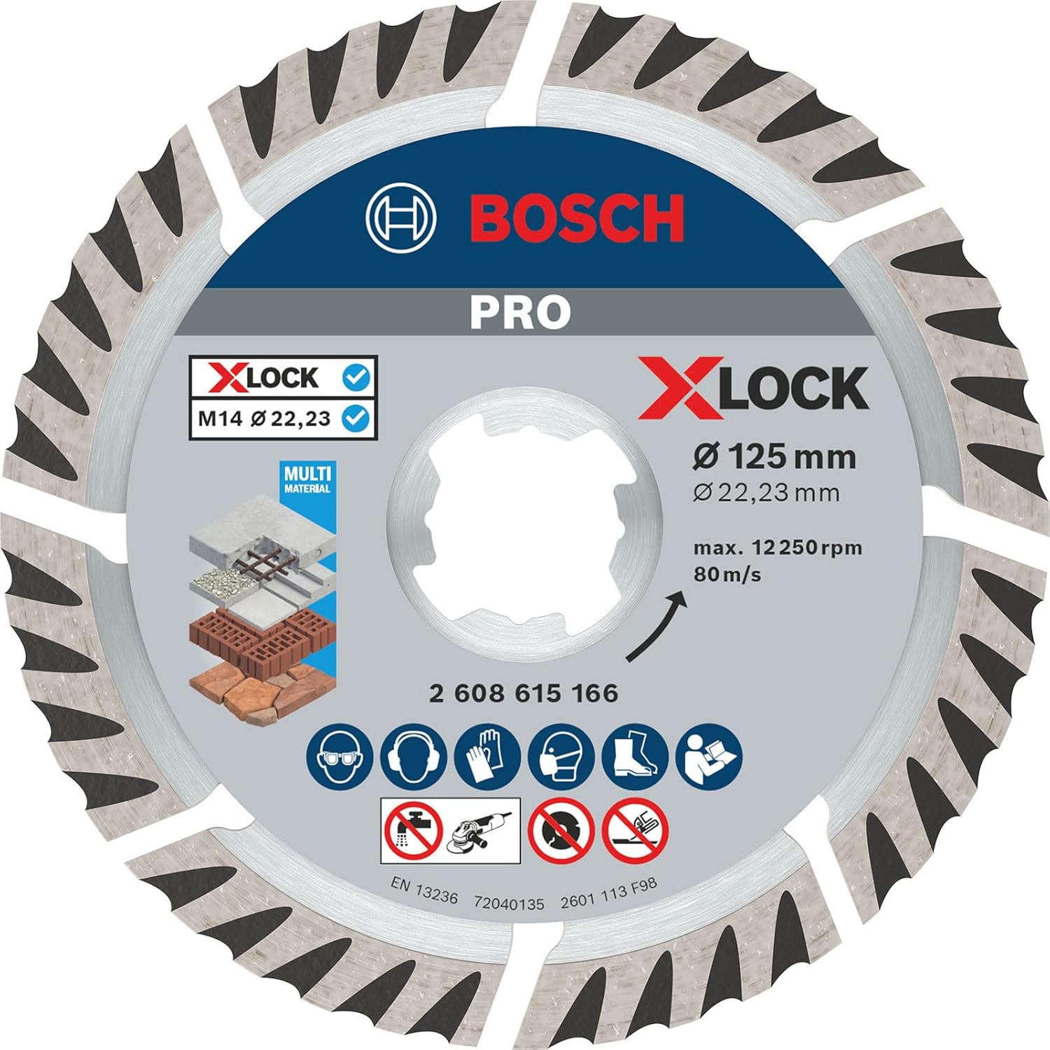 Bosch Disco Diamantato Standard X-LOCK 125mm - immagine 2