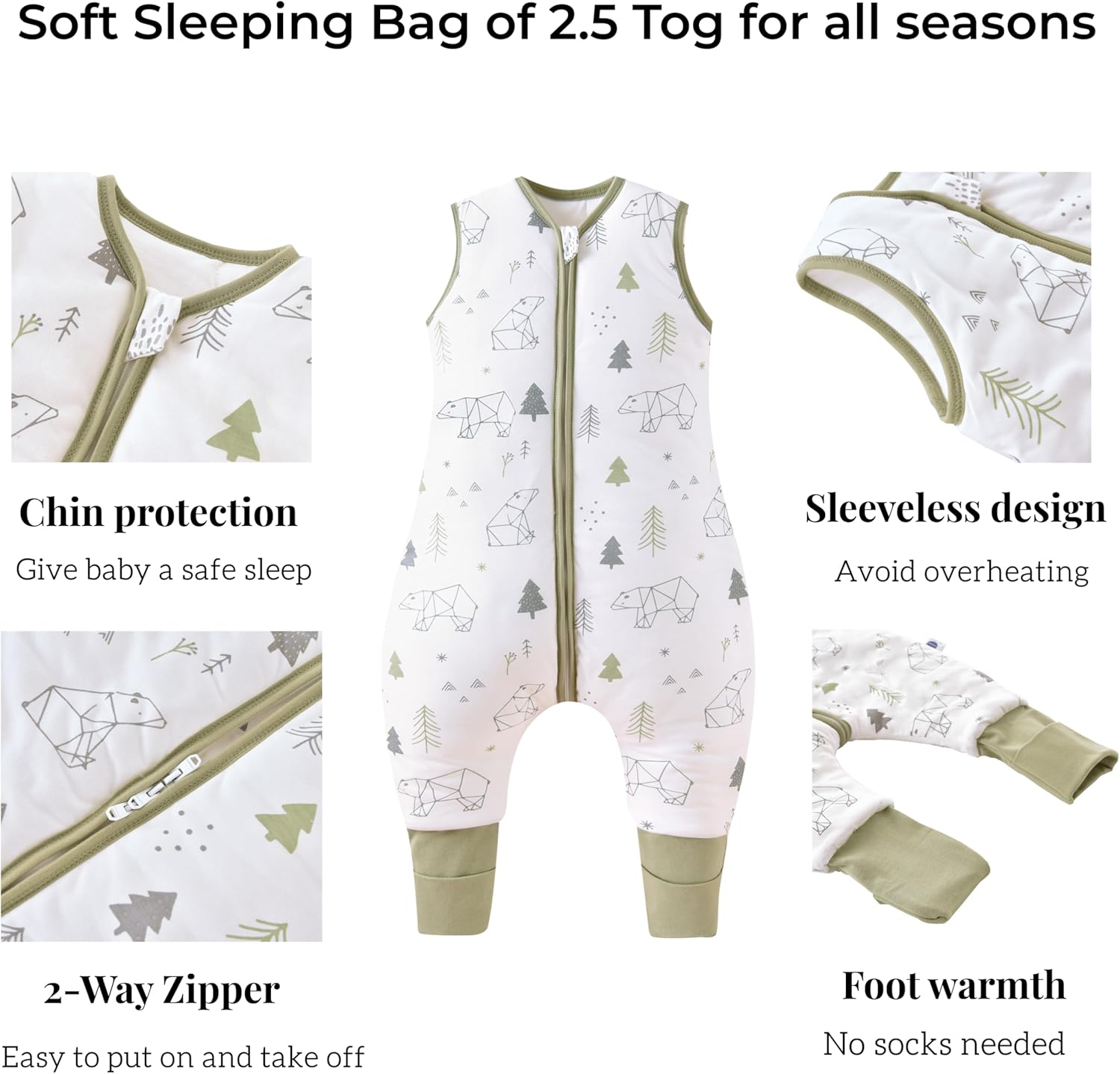 Chilsuessy Sacco Nanna con Gambe 2.5 Tog - immagine 2