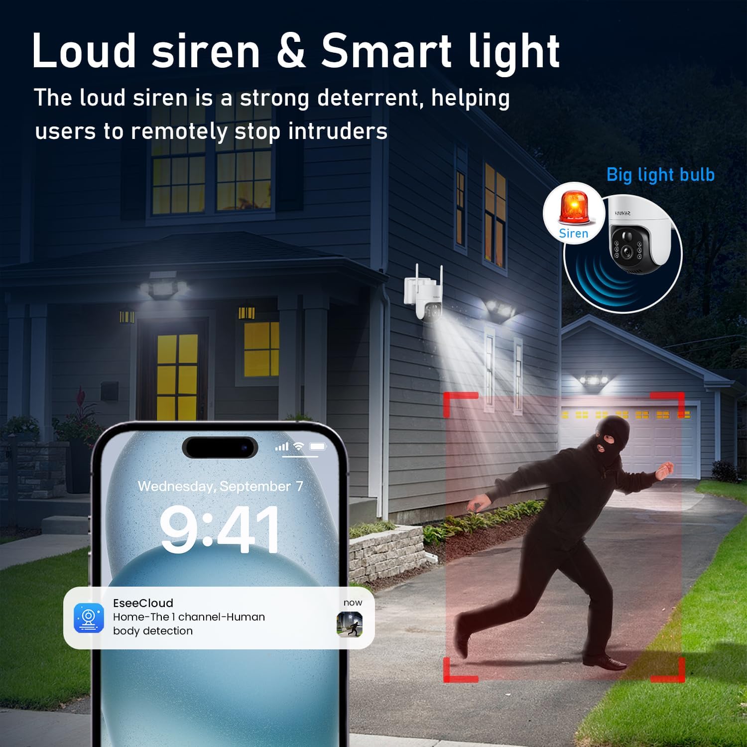 Telecamera Pannello Solare 2K 4MP Wi-Fi Esterno - immagine 8