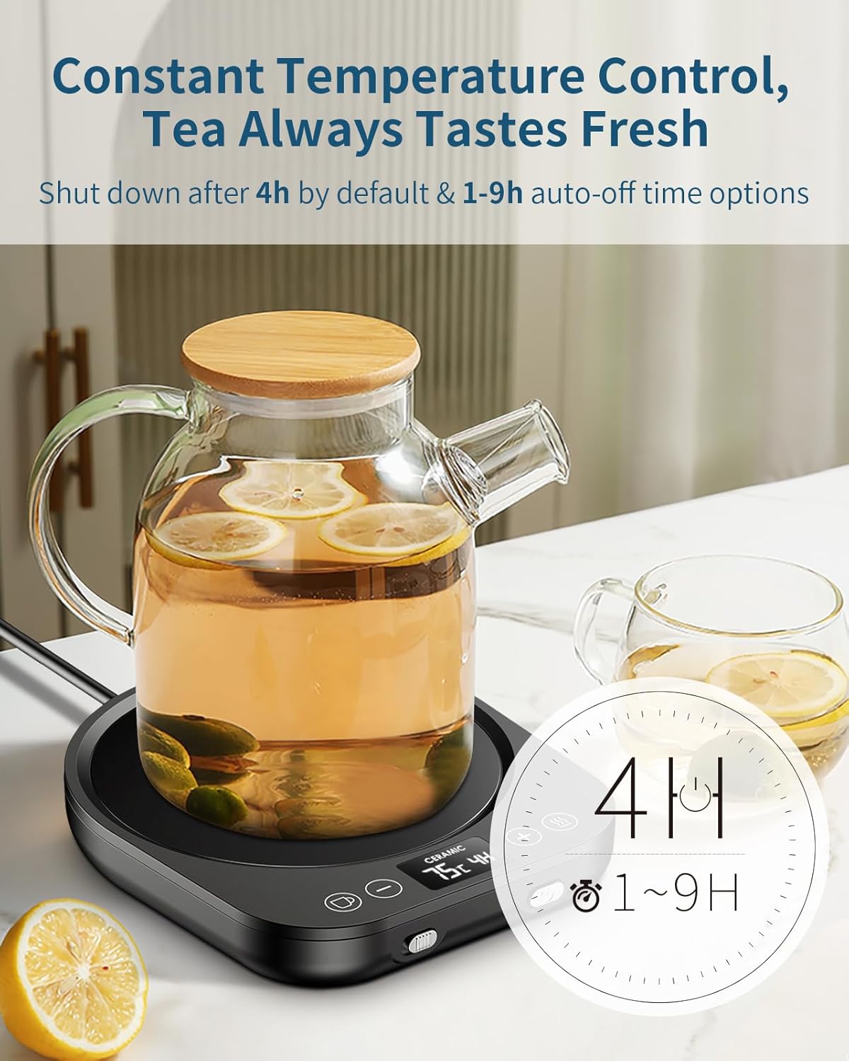 Accwork Scaldatazze con 3 Modalità di Temperatura - immagine 5