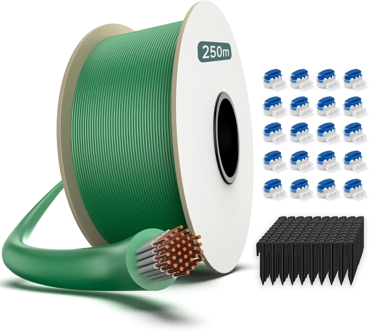 Cavo di Limitazione 250m + 750 Picchetti per Robot Tosaerba