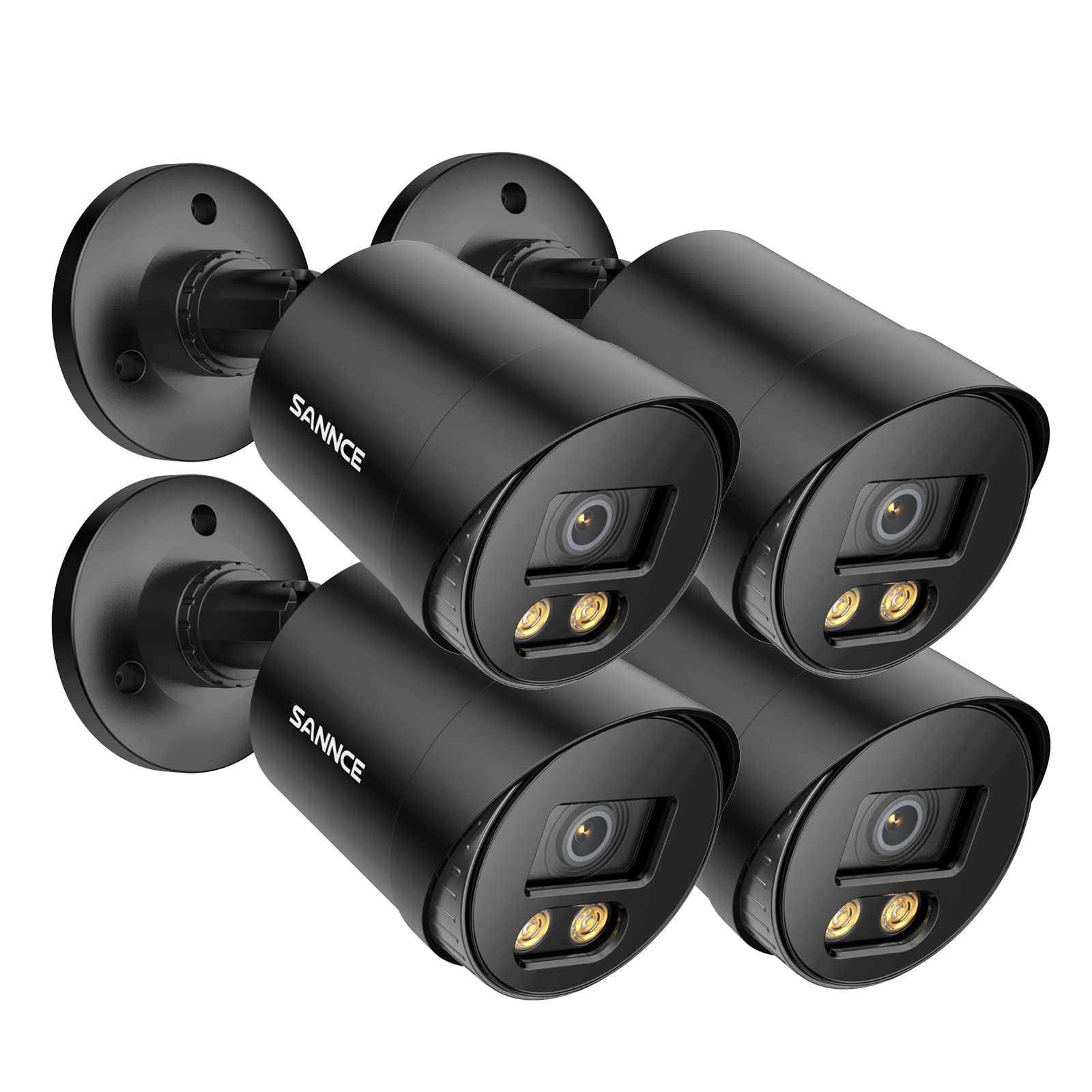 Sannce 1080P TVI Bullet Telecamera Sorveglianza Esterni (4 pezzi)