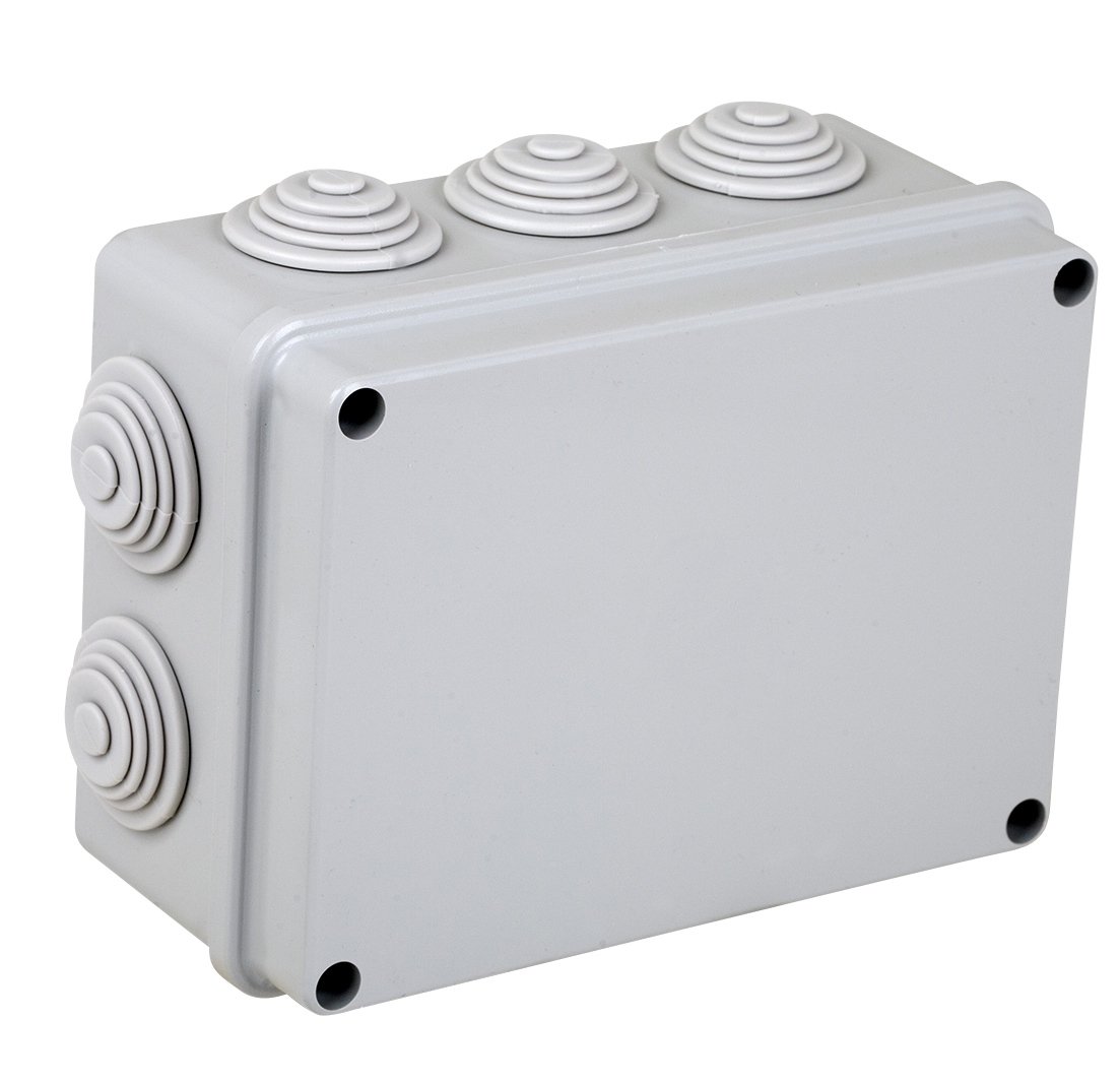 Electraline 60556 Cassetta Di Derivazione Da Parete, Grigio, 190 X 140 X 70 Cm