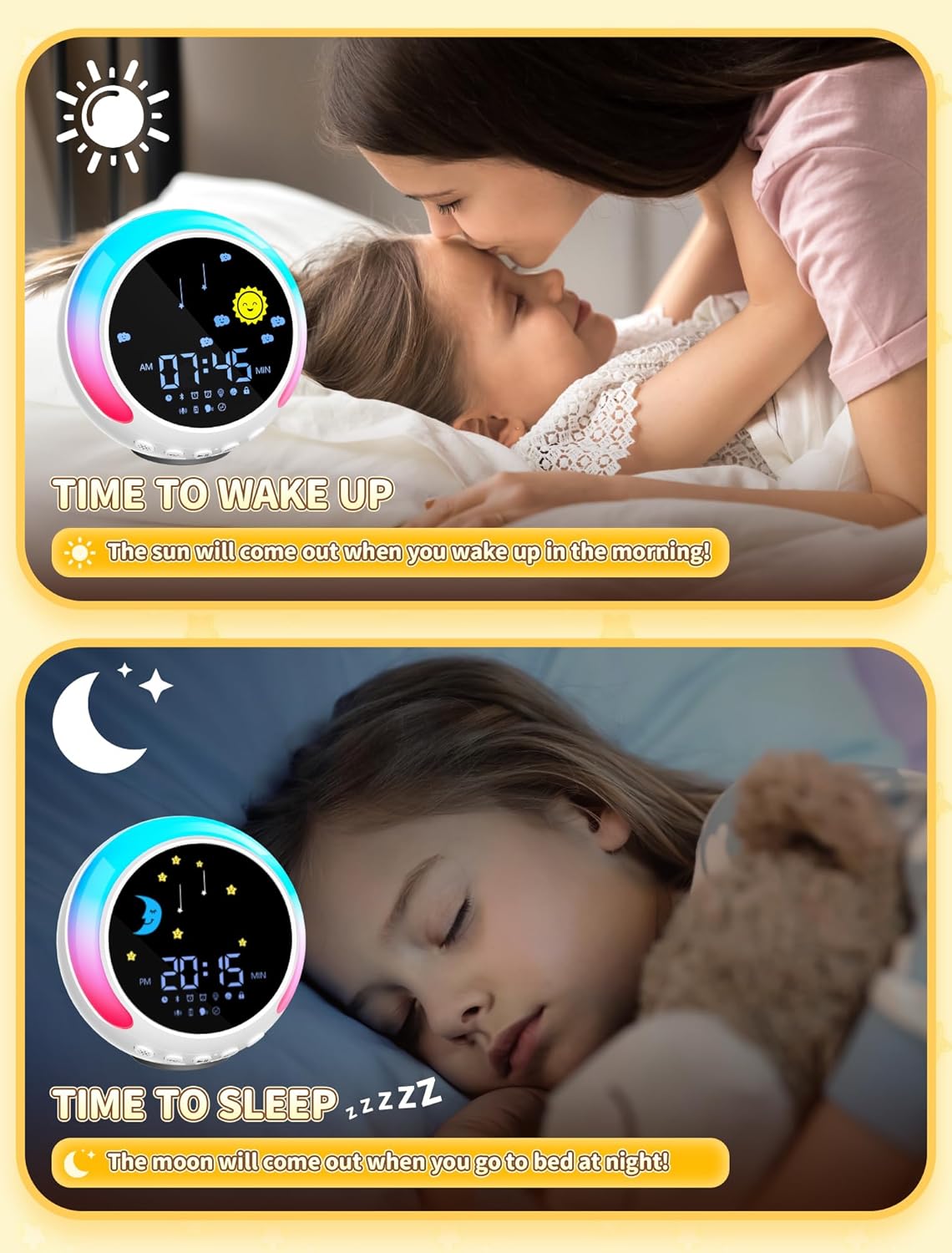 Neutypechic Sveglia Digitale Bambini Bluetooth - immagine 2