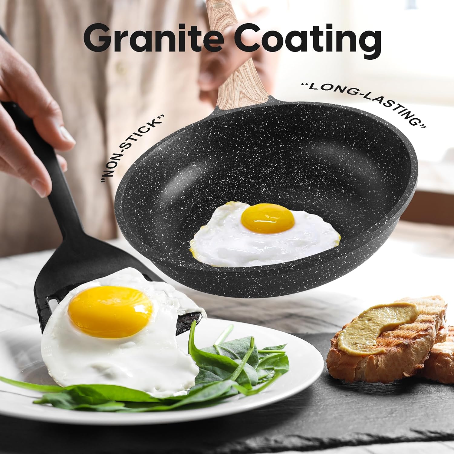 Riovarm Set di Pentole e Padelle Antiaderenti - immagine 4