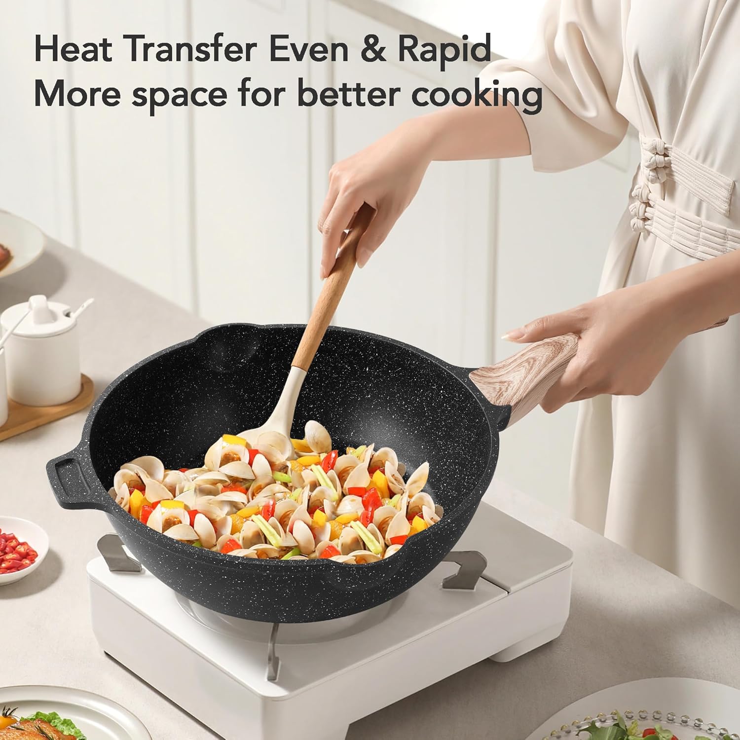 Riovarm Set di Pentole e Padelle Antiaderenti - immagine 5