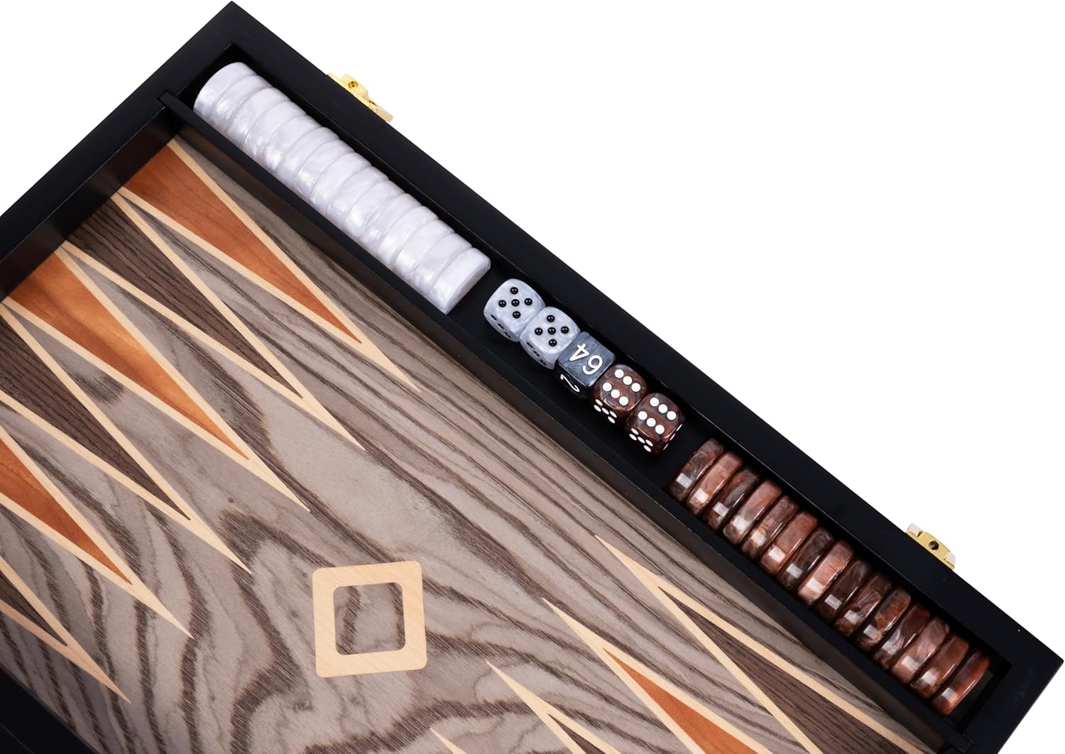 Engelhart Backgammon Deluxe 15 Pollici Grigio - immagine 7