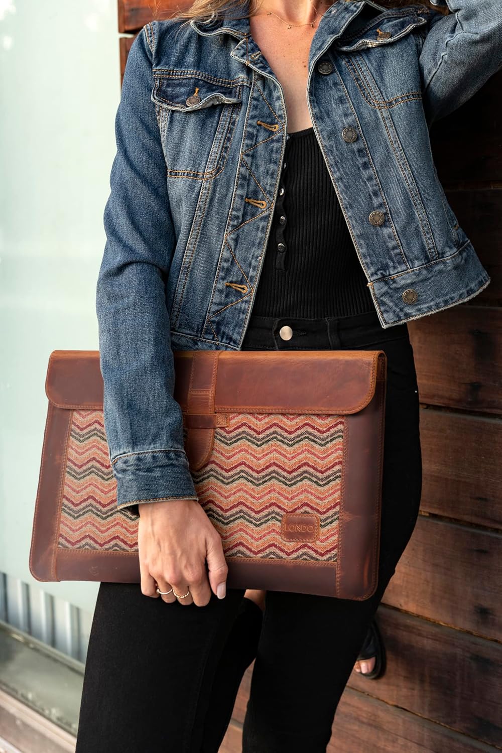 Londo Vera Pelle Custodia per Laptop 13-13.3 pollici - immagine 4