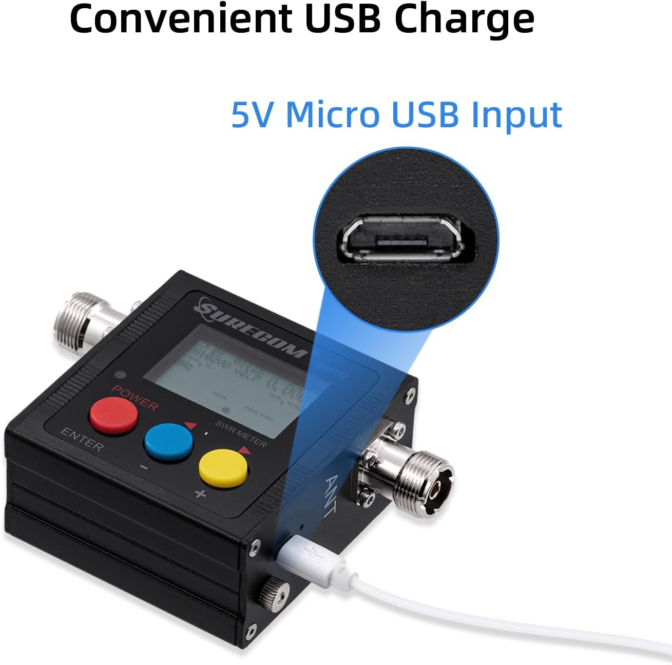 Mcbazel Surecom SW-102S SO239 - Misuratore Potenza SWR - immagine 5