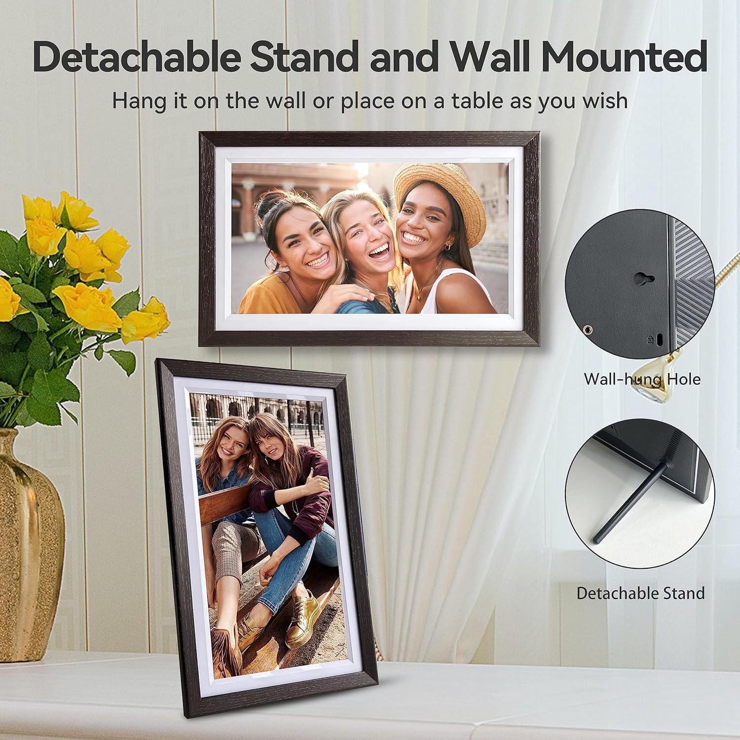 Tibuta Cornice Digitale WLAN 15,6" IPS Touch Screen - immagine 3