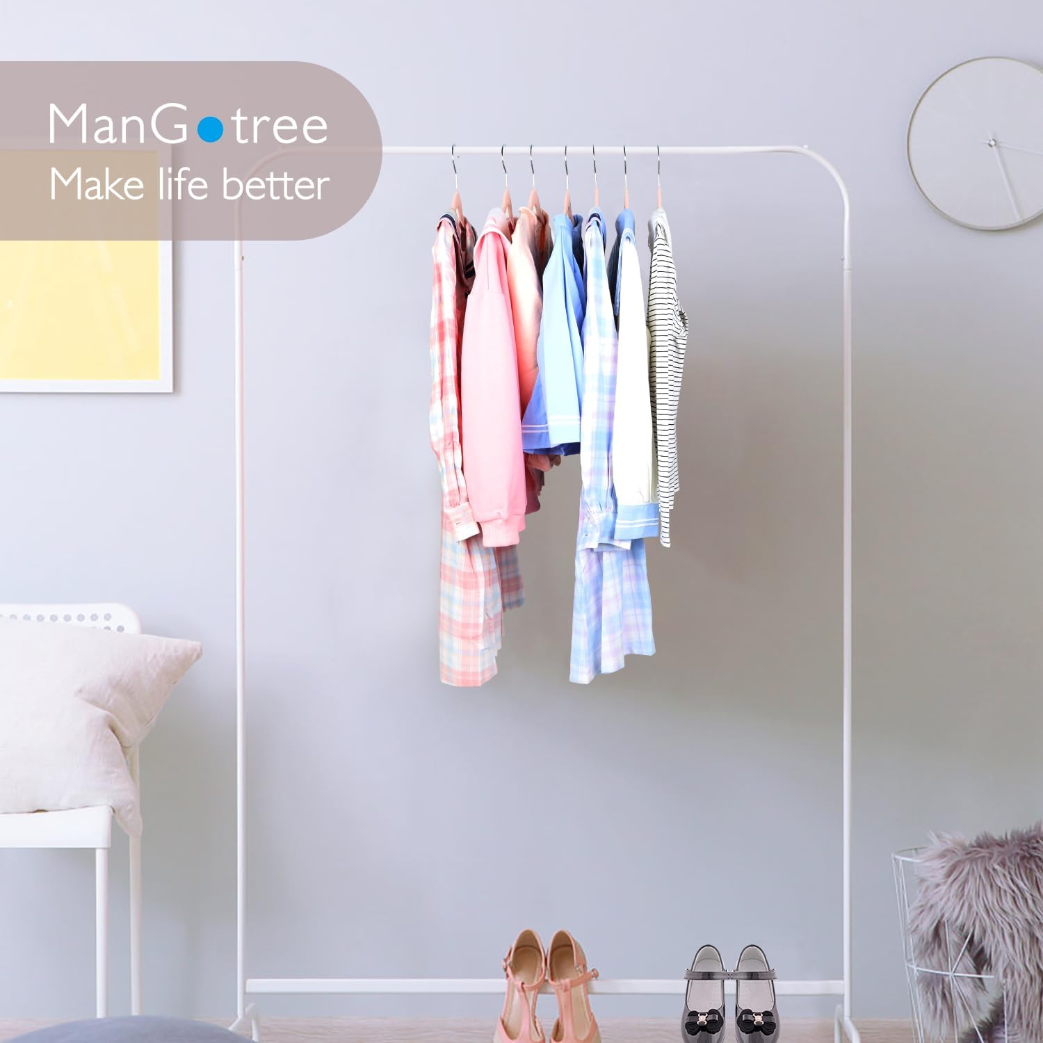 Mangotree Grucce Velluto per Bambini 35cm (32 pezzi, Rosa) - immagine 6