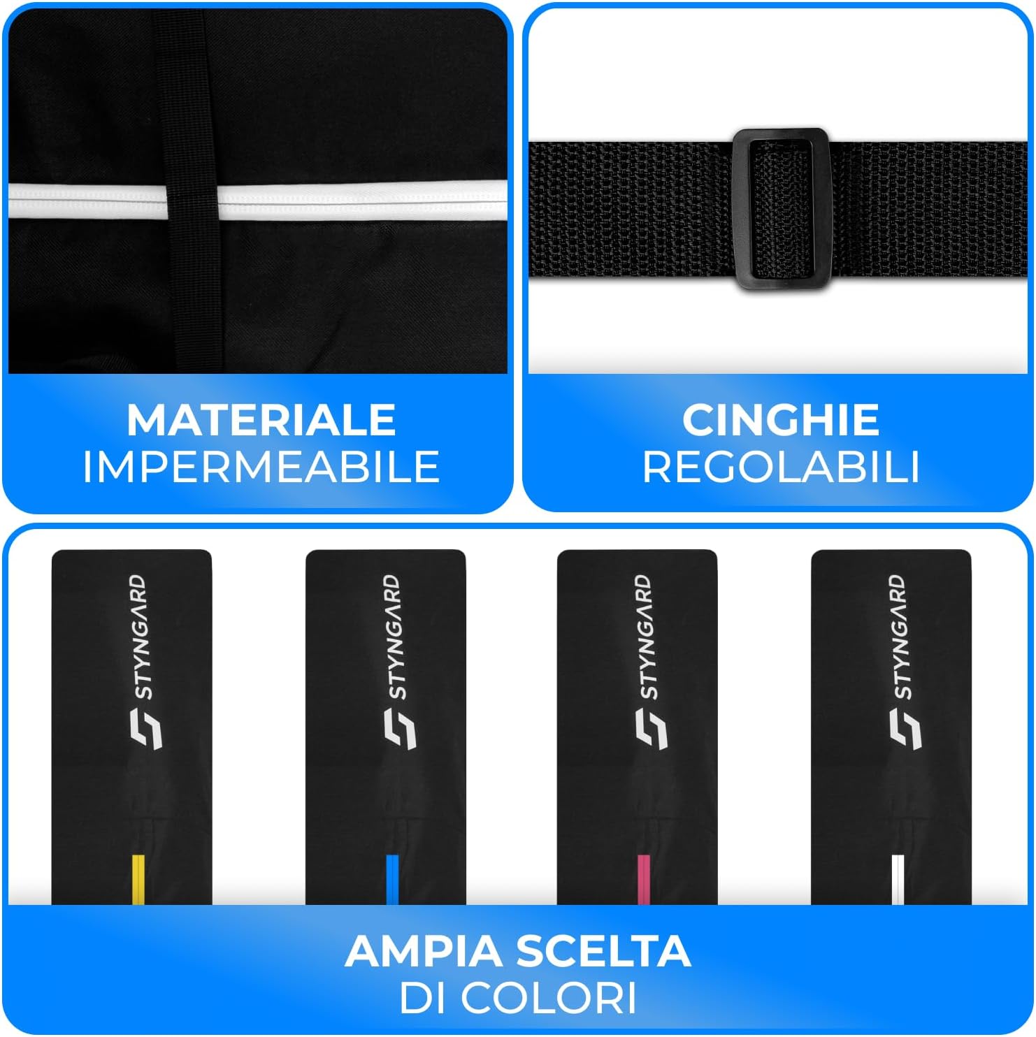 Styngard Sacca Porta Sci con Chiusura a Rotolo - immagine 5