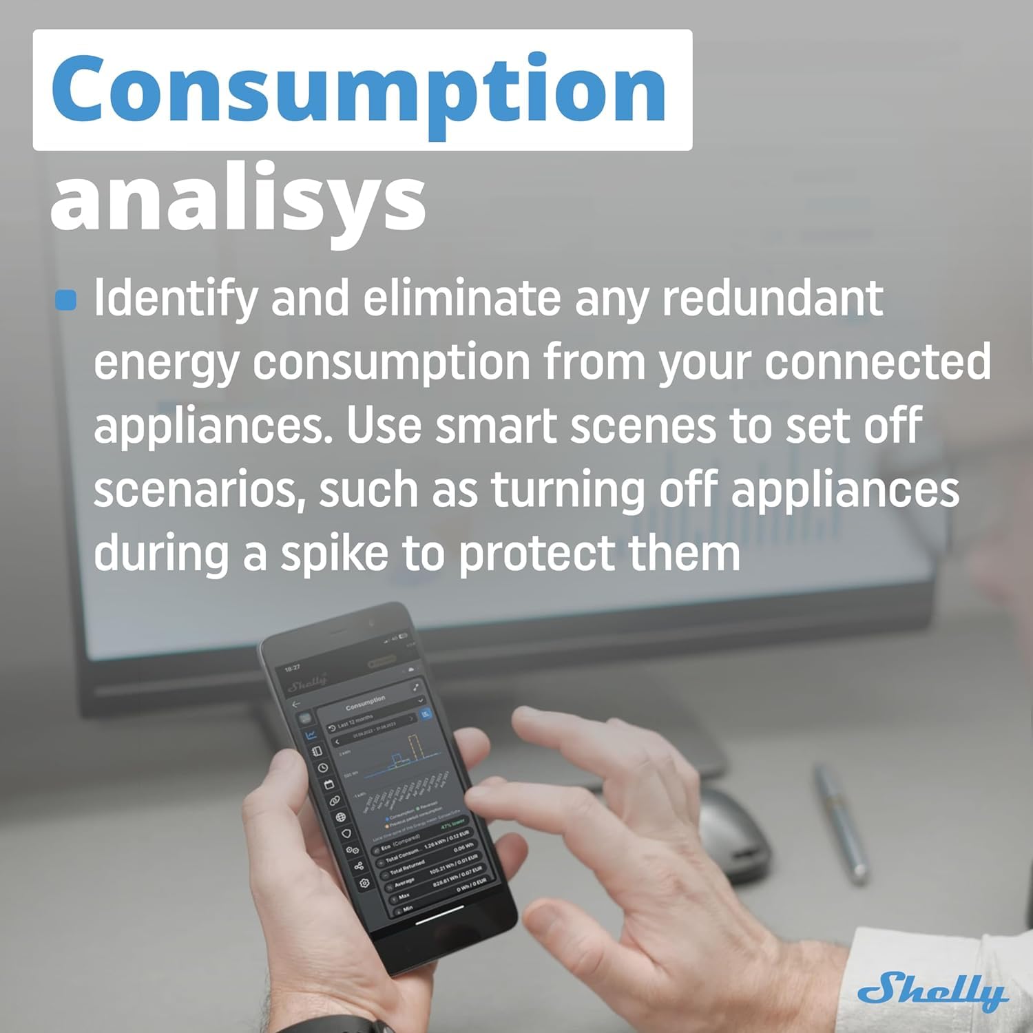 Shelly PM Mini Gen 3 - Smart Power Meter 1 Canale 16A (4 pz) - immagine 6