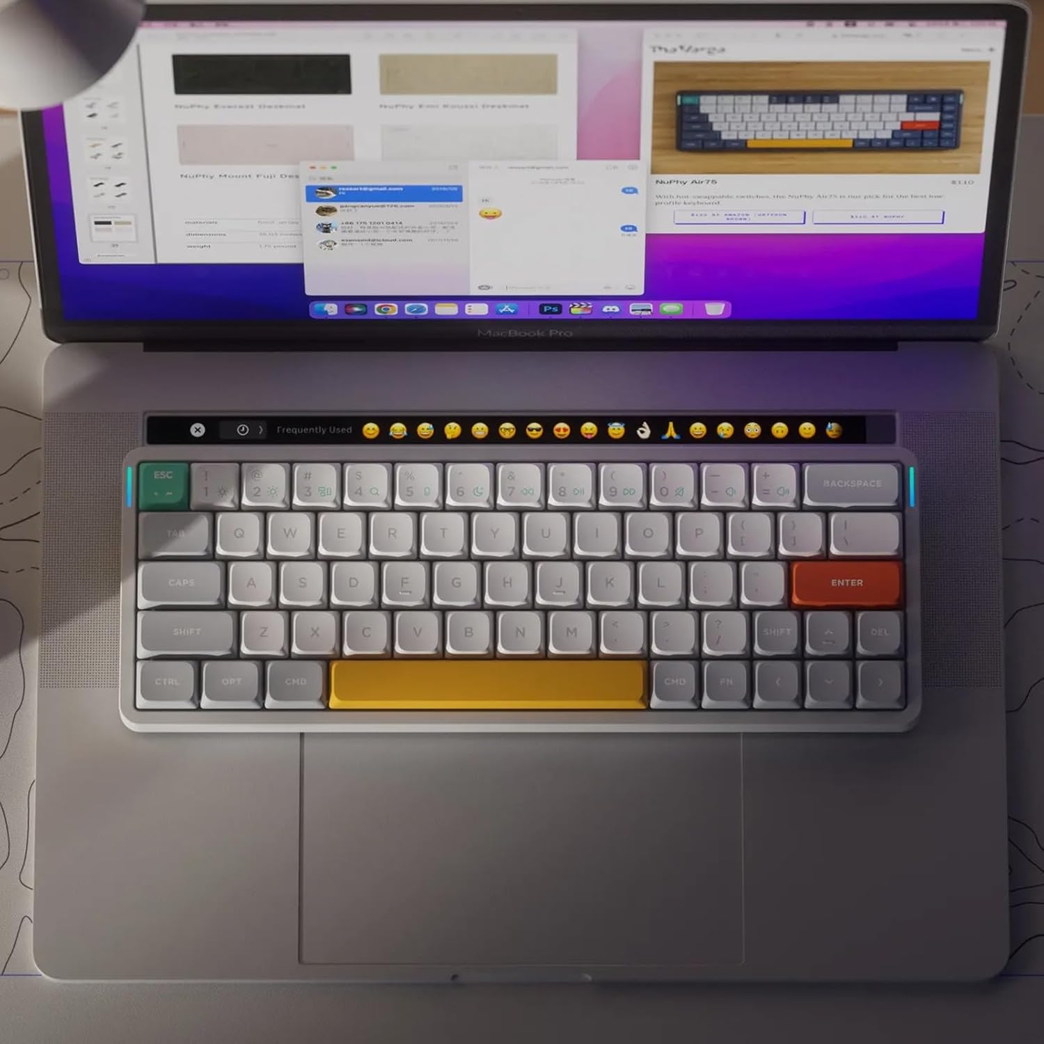 Nuphy Air60 V2 - Tastiera Meccanica Wireless 60% Low Profile - immagine 3