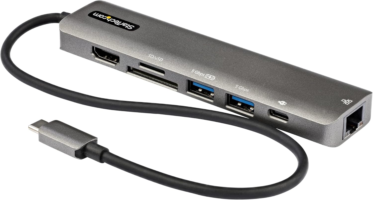 Startech.com Adattatore Multiporta USB C con Cavo 30cm - immagine 1