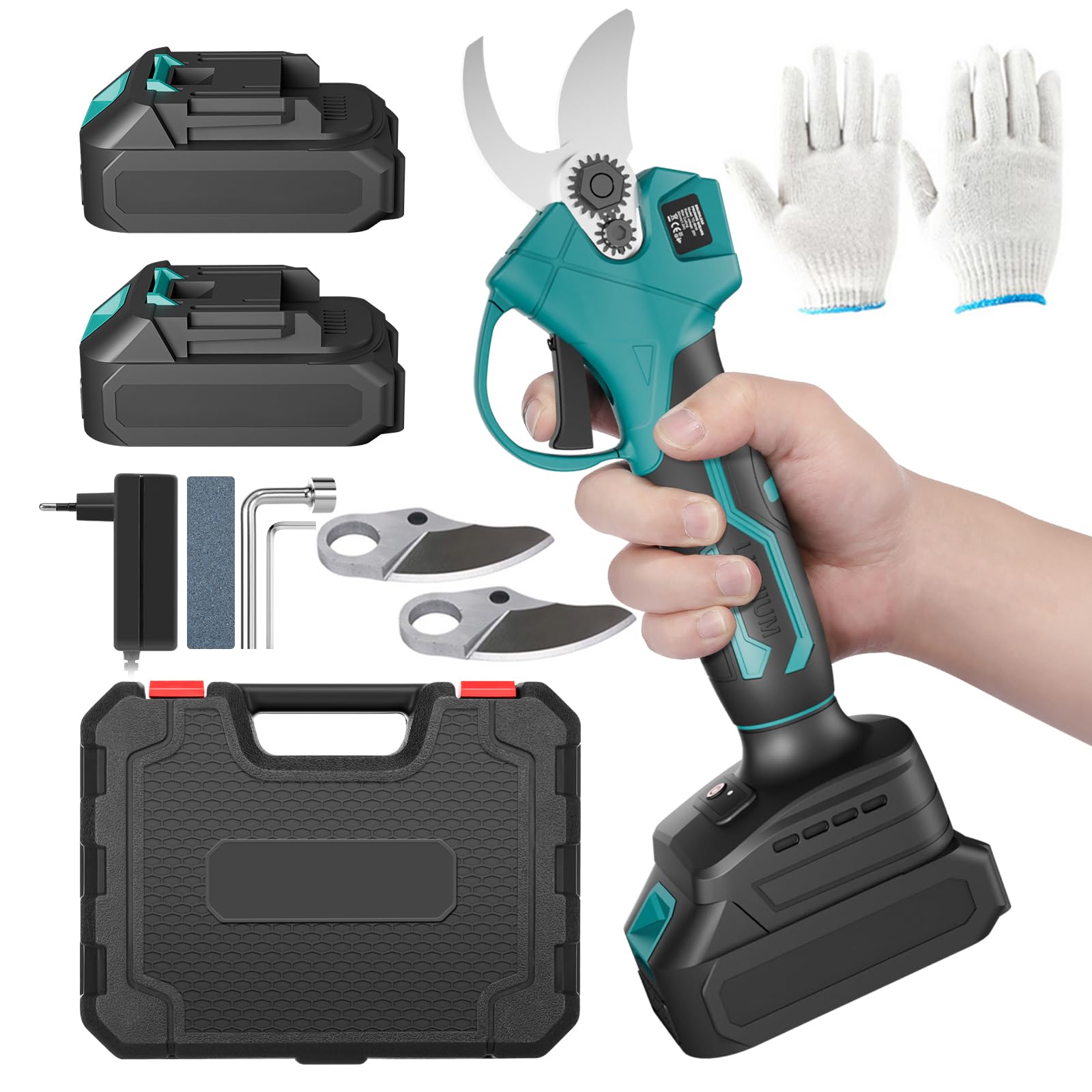 Geevorks Forbici Potatura a Batteria 30mm