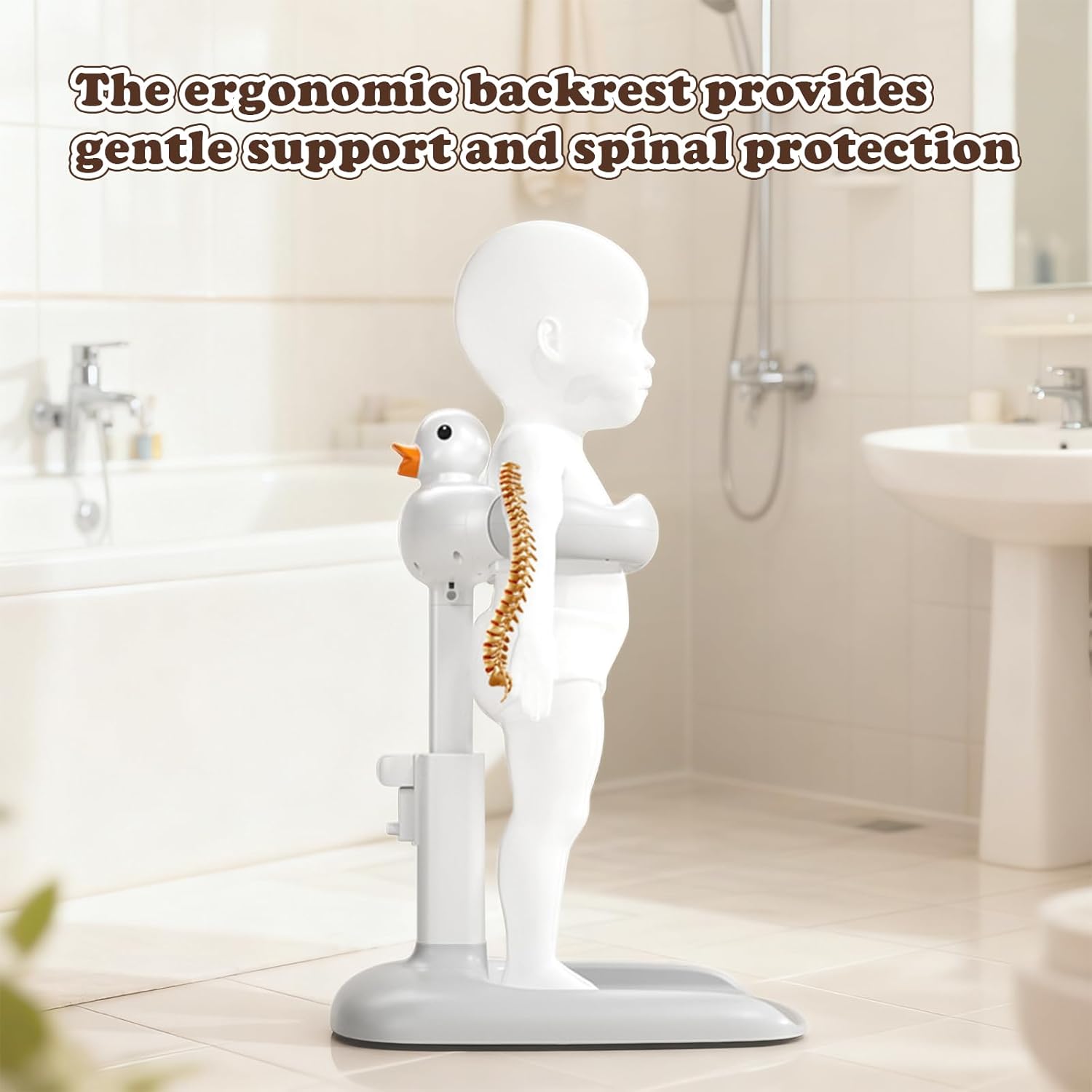 Supporto Doccia per Bambini con Base Antiscivolo - immagine 3