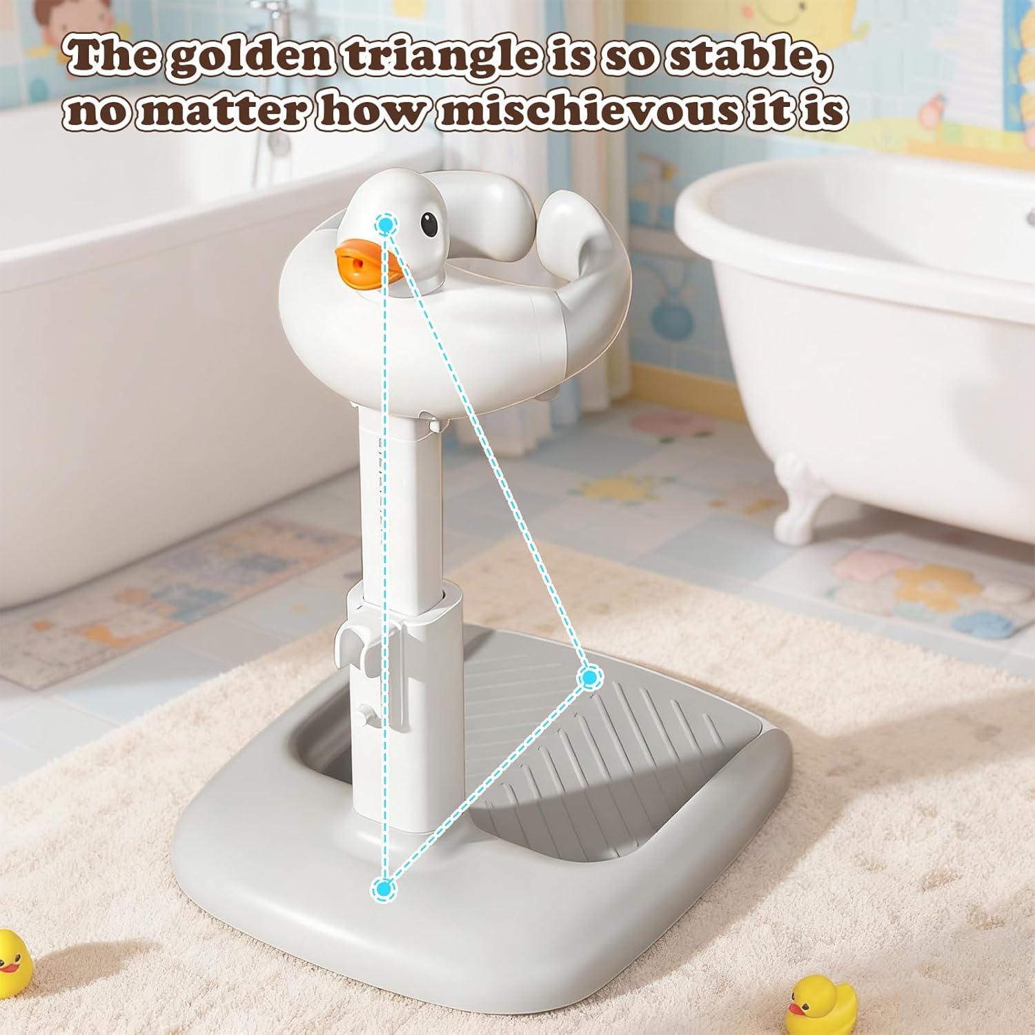 Supporto Doccia per Bambini con Base Antiscivolo - immagine 5