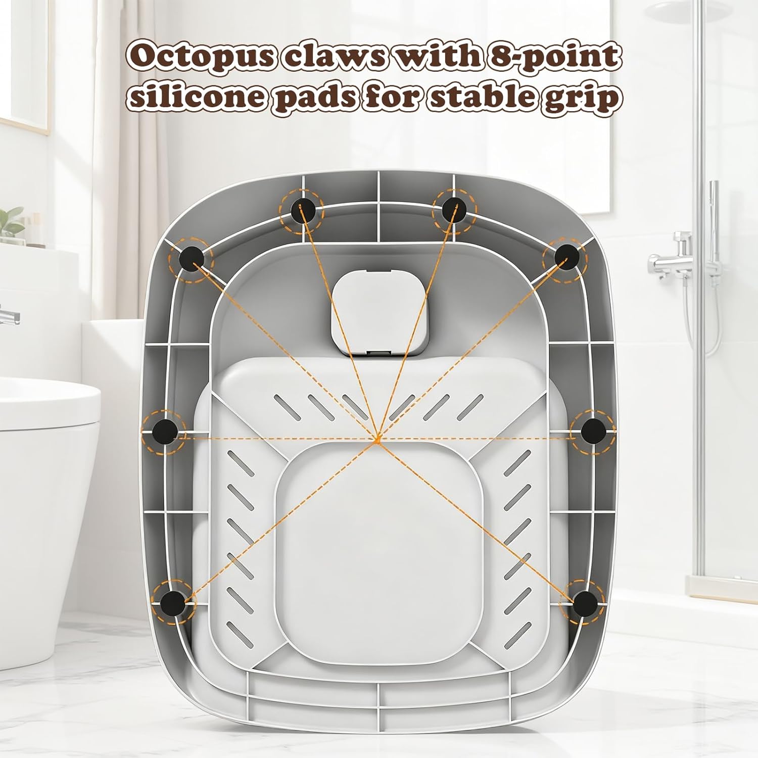 Supporto Doccia per Bambini con Base Antiscivolo - immagine 7