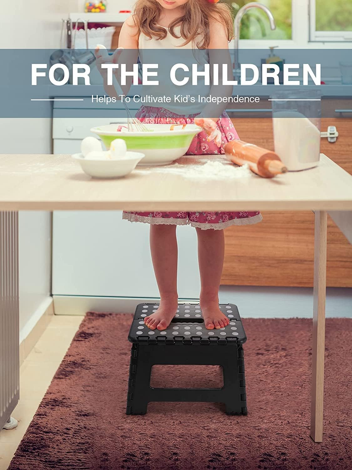 House Day Sgabello Pieghevole 22CM Nero - immagine 7