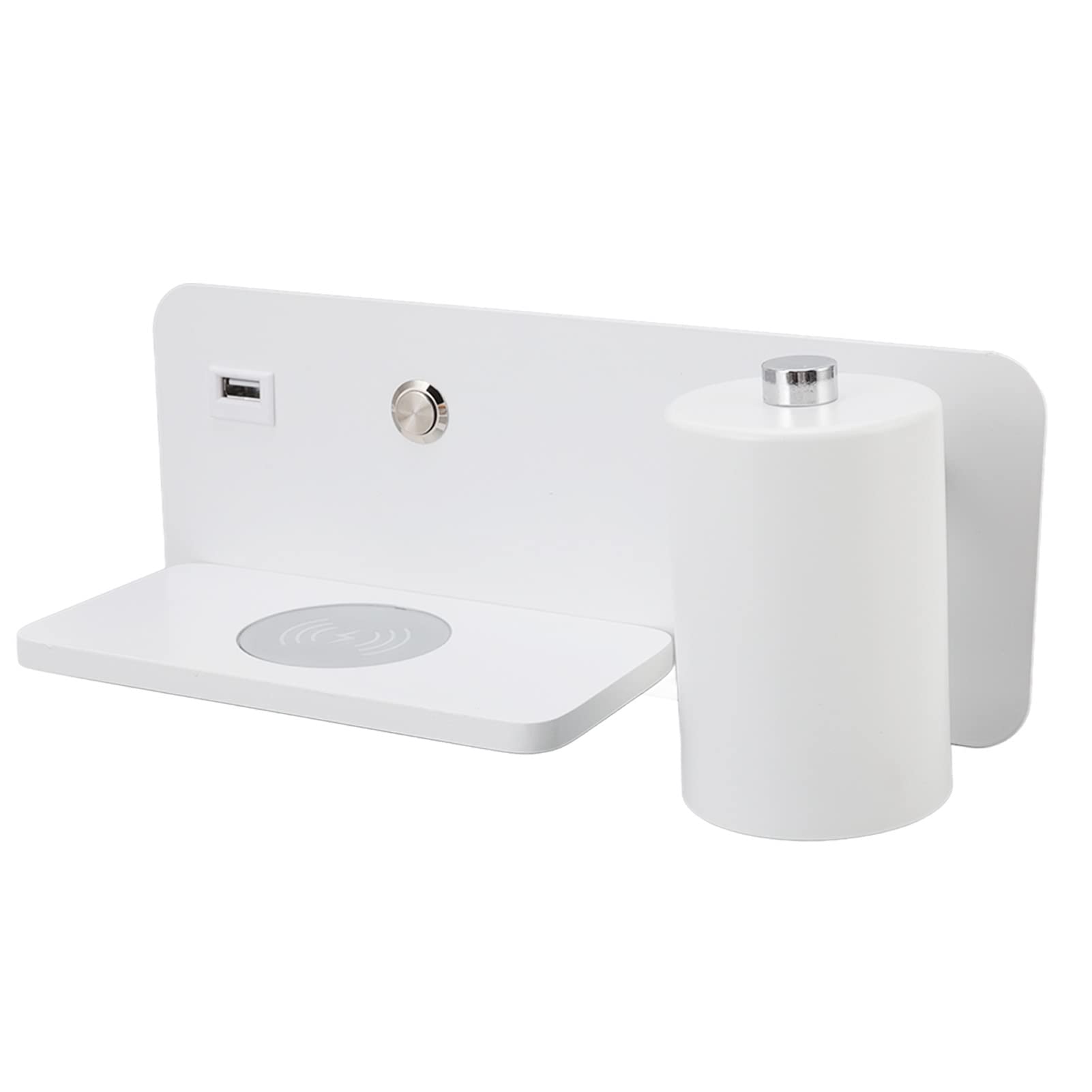 Applique da Parete LED con USB e Caricatore Wireless