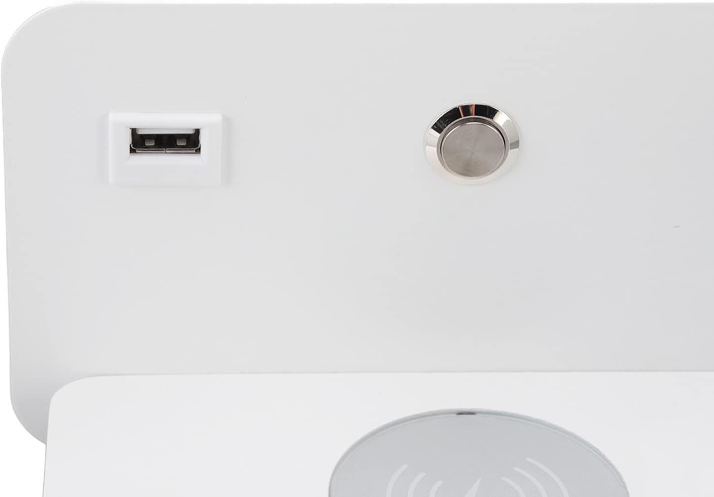 Applique da Parete LED con USB e Caricatore Wireless - immagine 8